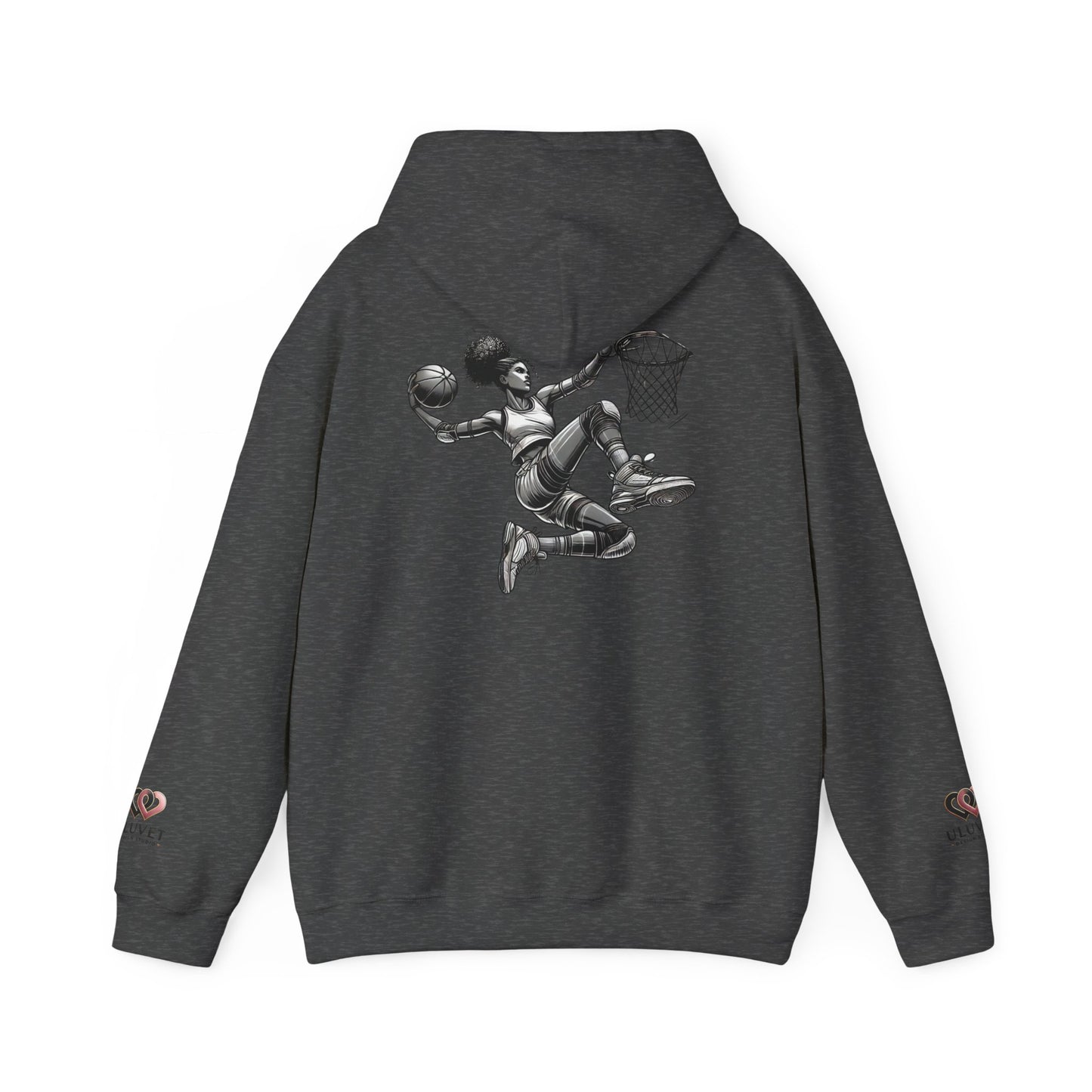 Stylish Unisex Heavy Blend™ Hoodie with Basketball Design, Cozy Sweatshirt for Athletes, Perfect Gift for Sports Lovers, Casual Wear, [...]