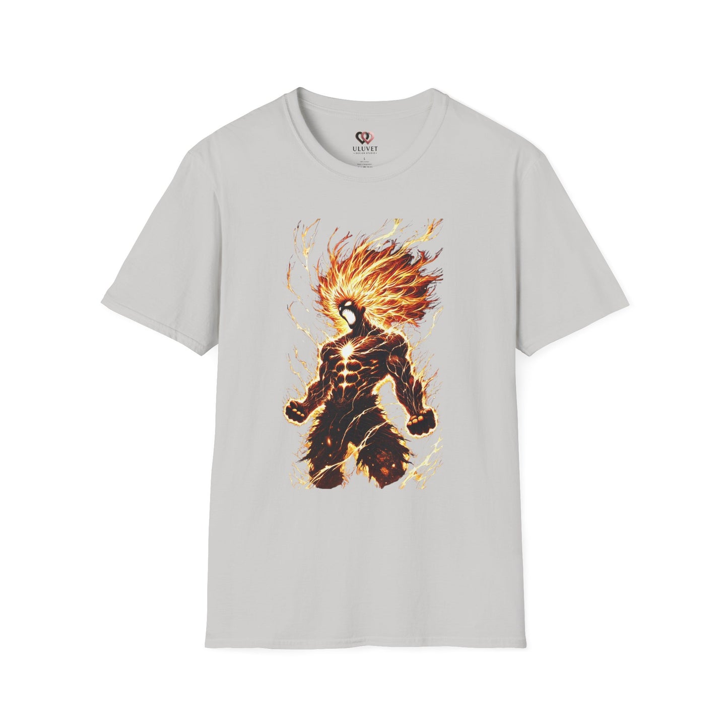 Fire Anime Unisex Softstyle T-Shirt