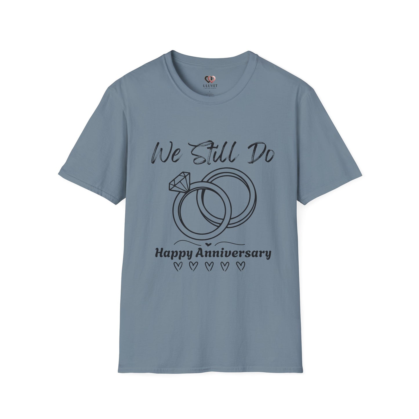 Happy Anniversary T-Shirt, Anniversary Gift, Couple Matching Apparel, Love Celebration Tee, Wedding Anniversary Clothing