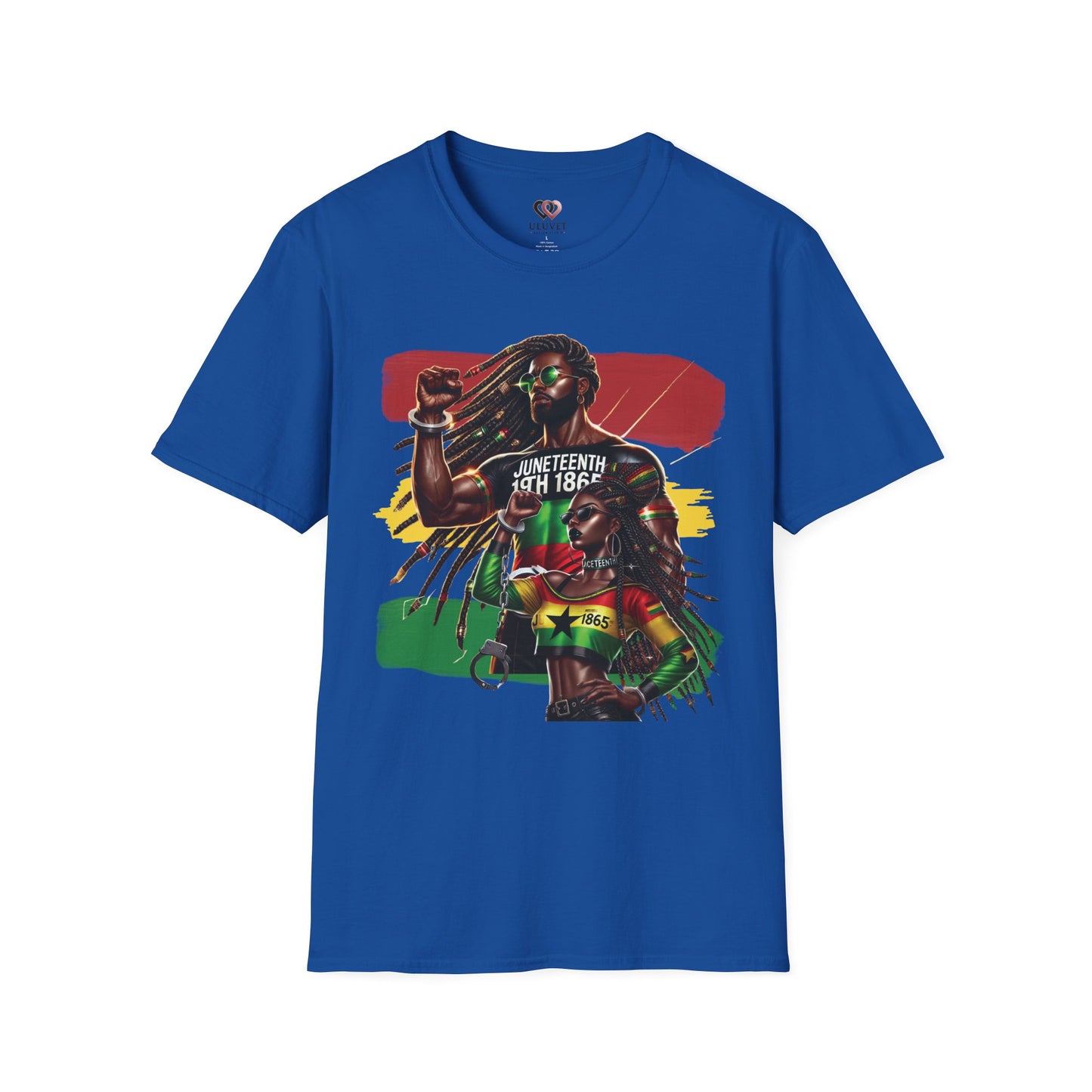 Juneteenth Warrior Graphic T-Shirt – "Juneteenth 1865" Black History Celebration Tee