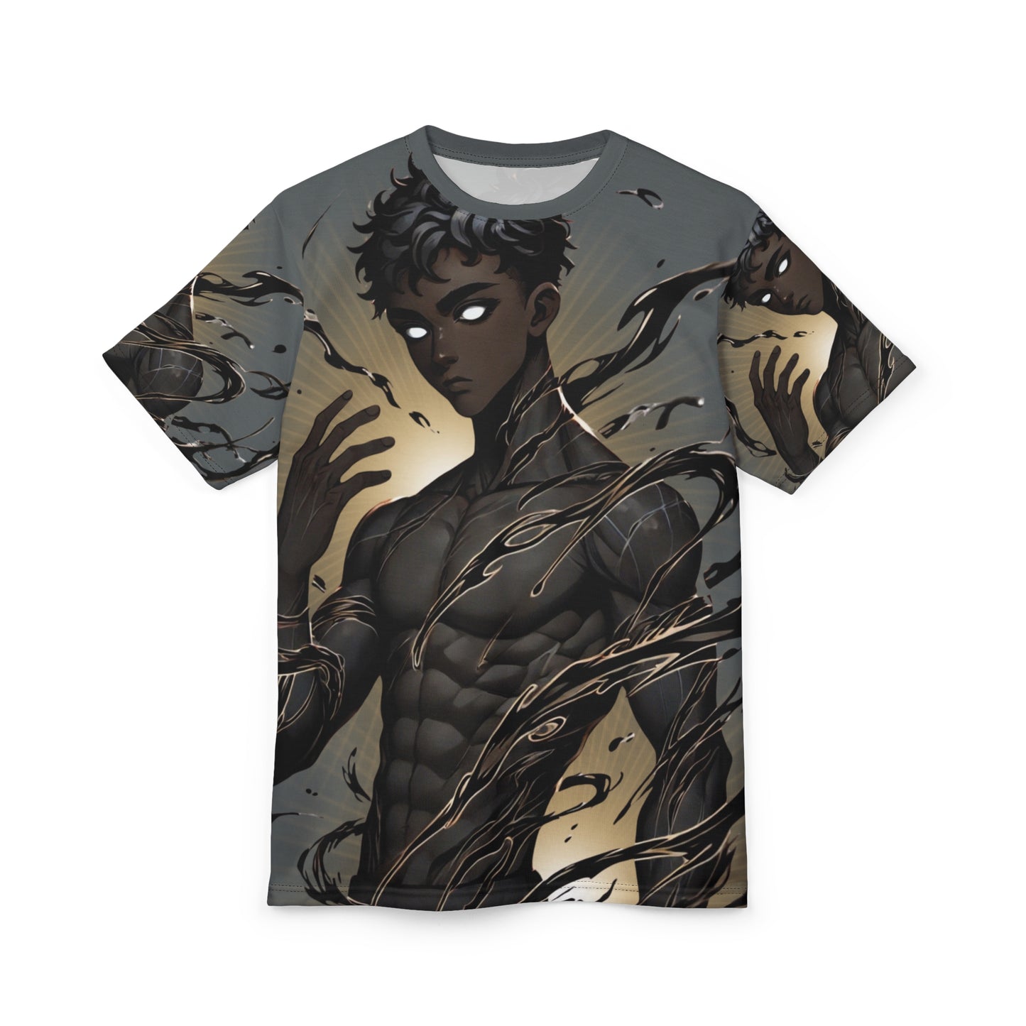 Dark Anime Warrior All-Over Print Tee