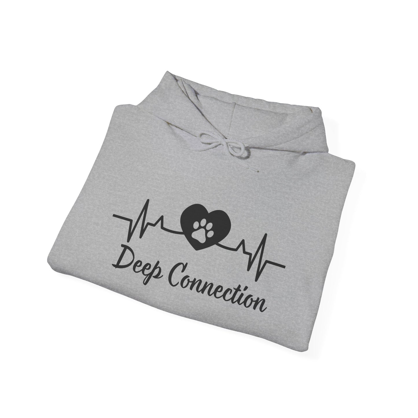 Heartfelt Pet Connection Hoodie, Cozy Gift for Animal Lovers, Perfect for Pet Birthdays, Adoption Days, or Casual Wear