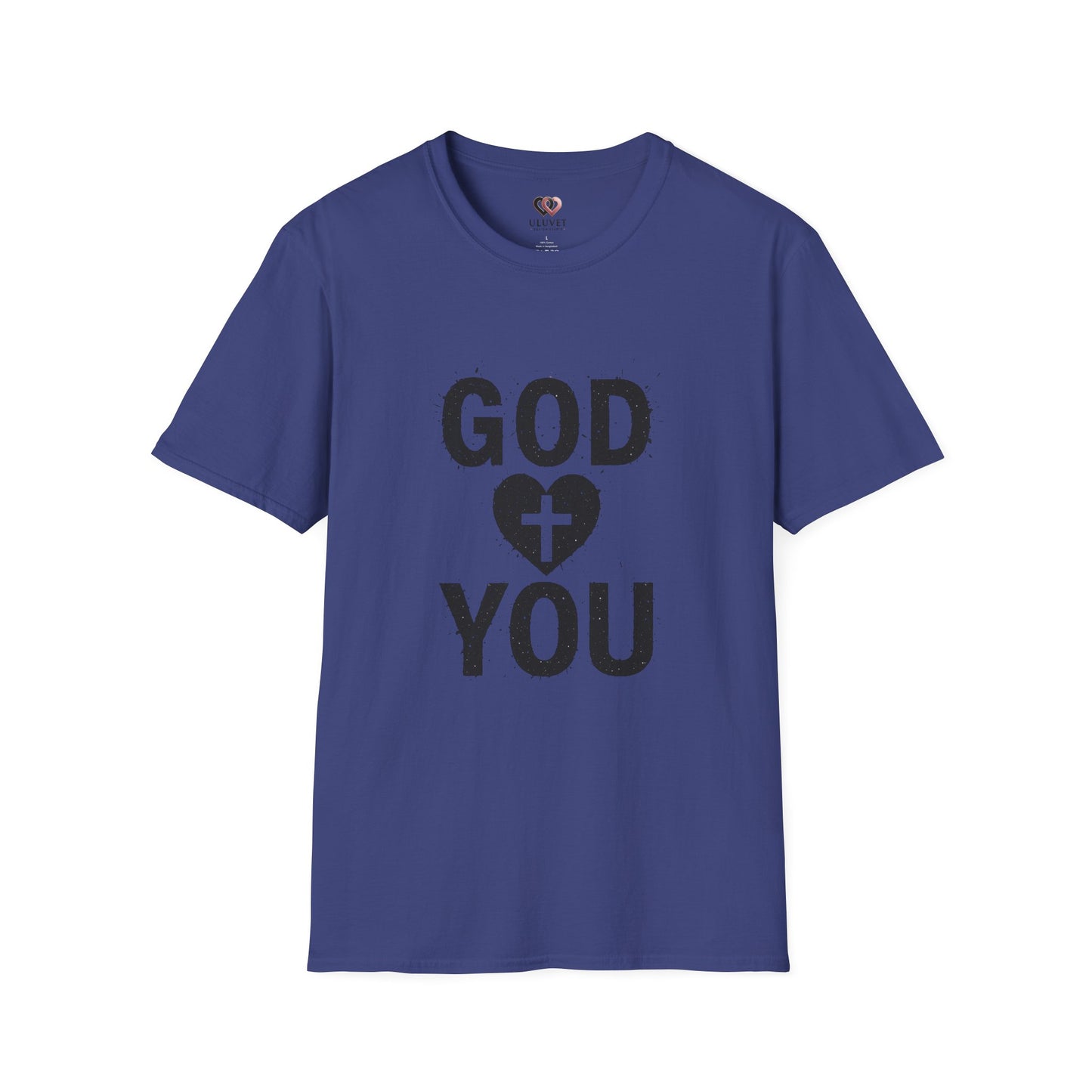 Inspirational God Heart You T-Shirt, Faith-Based Tee, Christian Gift, Unisex Casual Wear, Perfect for Church, Everyday Style