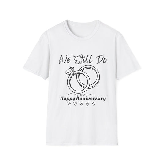 Happy Anniversary T-Shirt, Anniversary Gift, Couple Matching Apparel, Love Celebration Tee, Wedding Anniversary Clothing