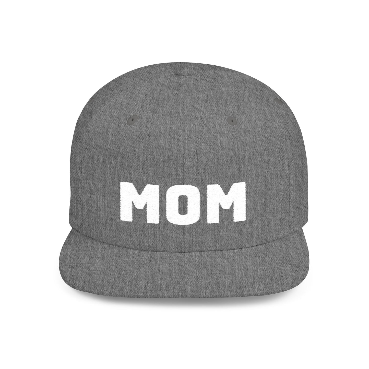 Modern MOM Flat Bill Snapback Hat, Trendy Mom Gift, Stylish Cap for Mothers, Unique Mother's Day Item, Everyday Wear, Fashion Accessory