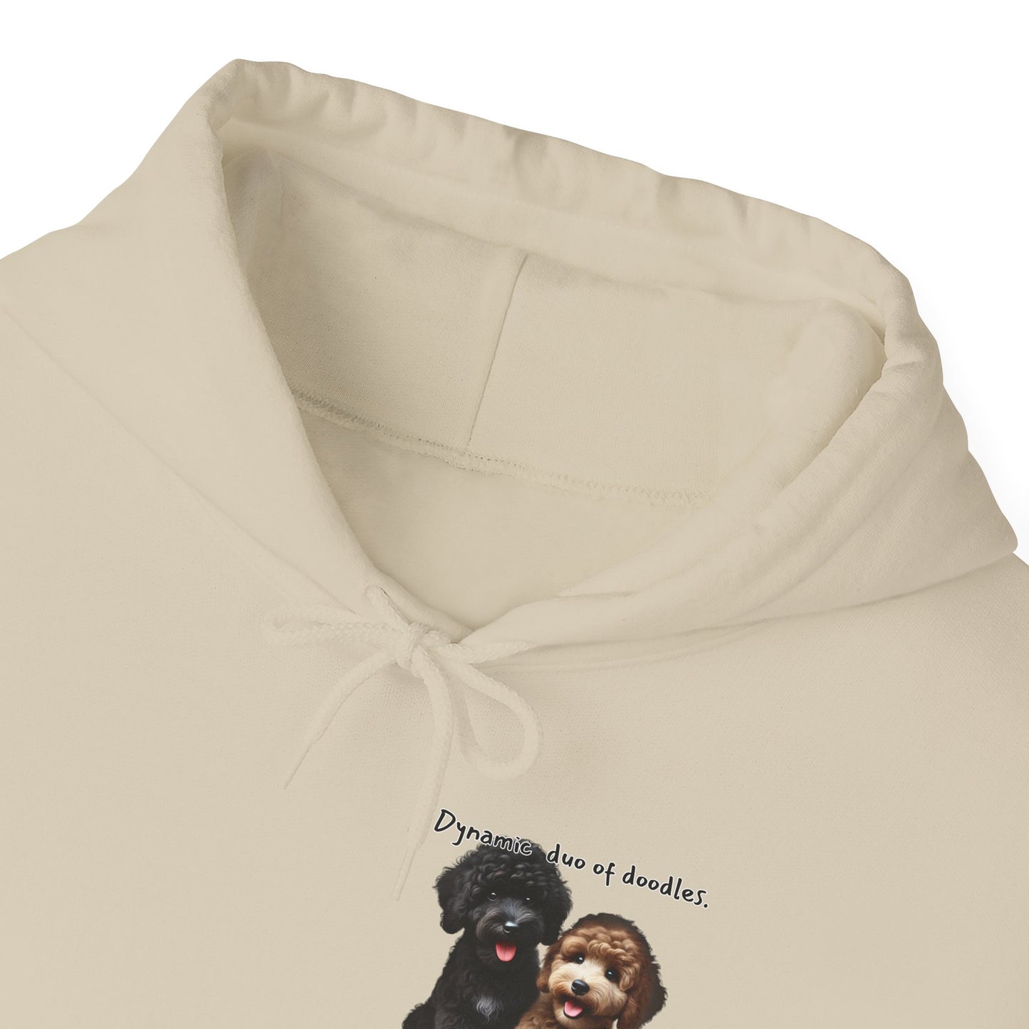 Doodle Friends Hoodie - Cozy Dog Lover Sweatshirt, Perfect for Gifts, Pet Lovers' Apparel, Fun Animal Design, Everyday Wear