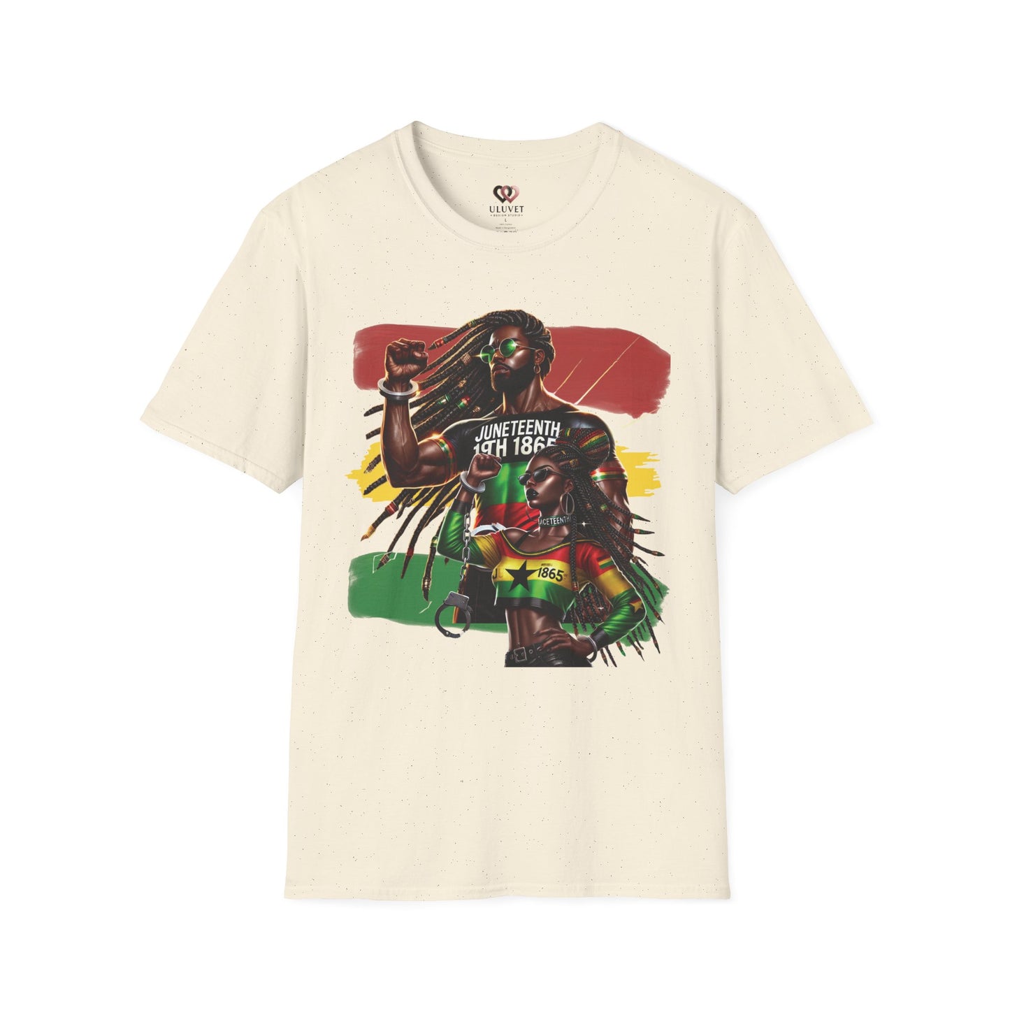 Juneteenth Warrior Graphic T-Shirt – "Juneteenth 1865" Black History Celebration Tee