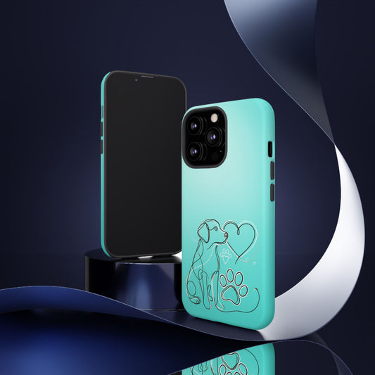 Pet Lover Phone Case, Dog Lover Gift, Cute Pet Accessory, Dog Paw Design Case, Unique Phone Cover, Animal Lover Gift