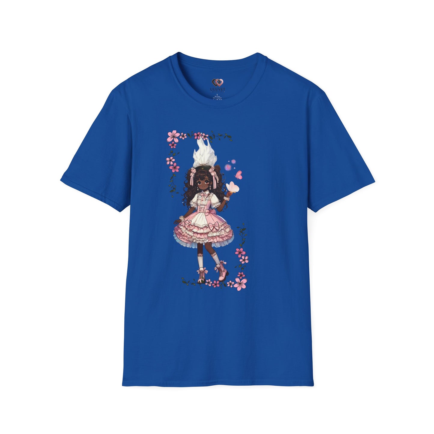 Unisex Softstyle T-Shirt  - Girly Anime Fantasy Design