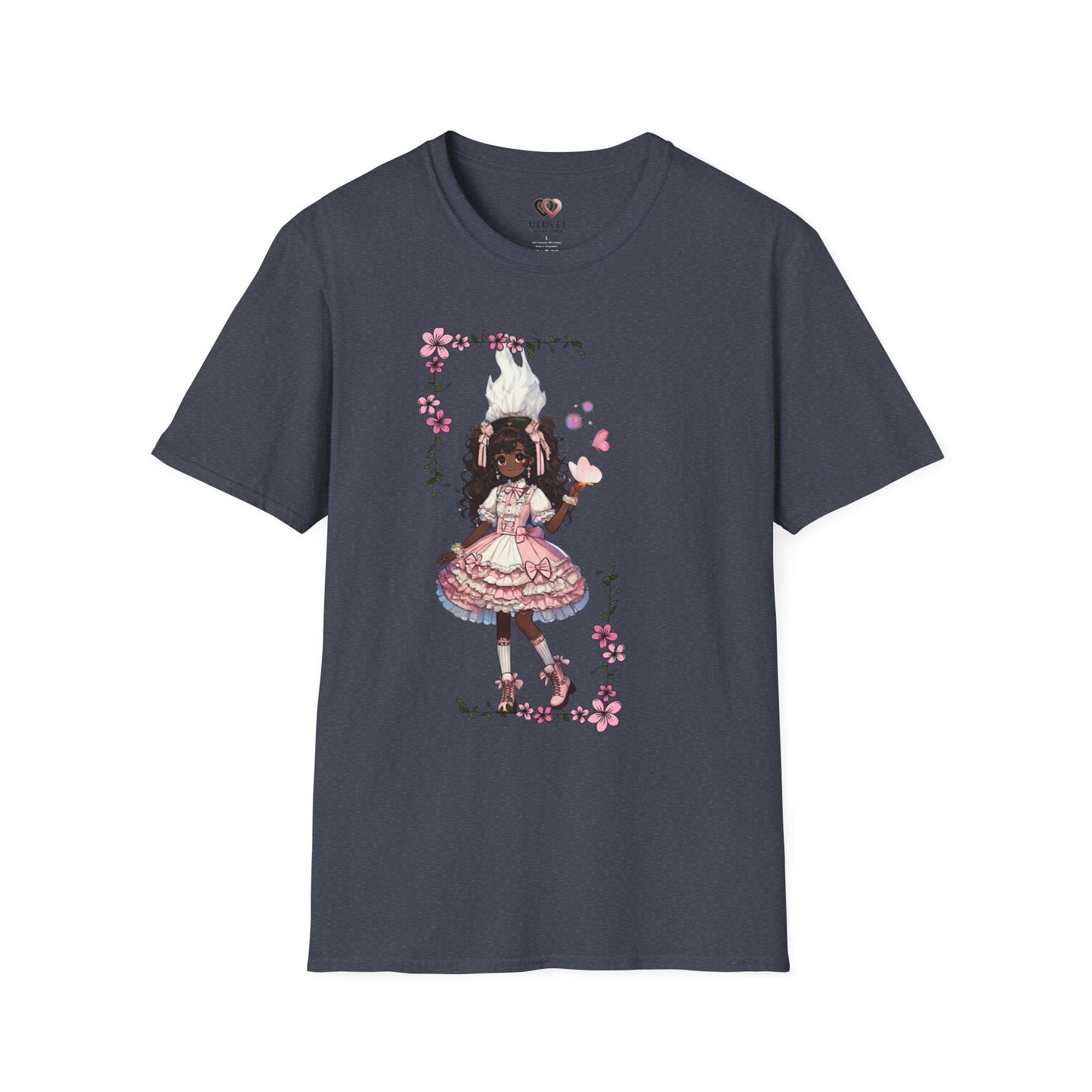 Unisex Softstyle T-Shirt  - Girly Anime Fantasy Design