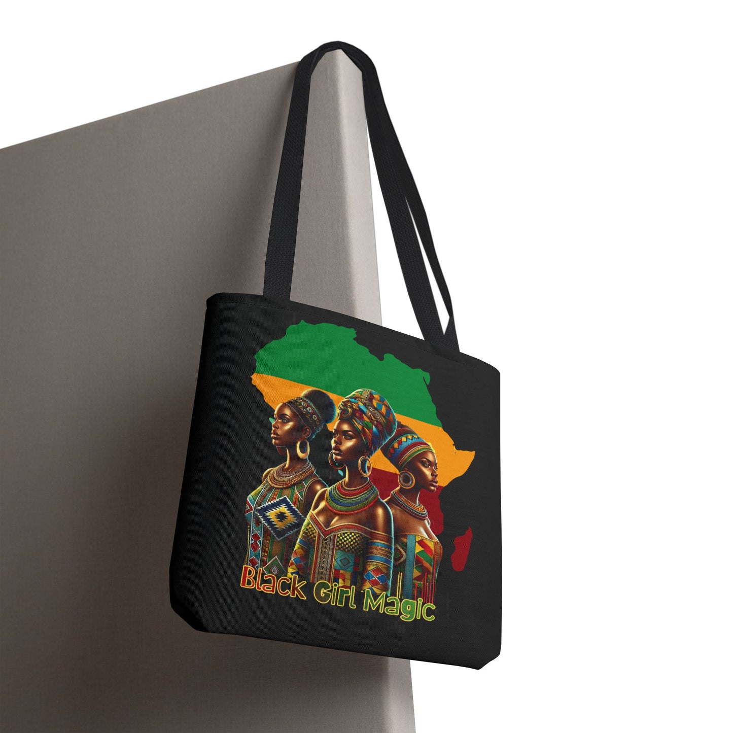 Tote Bag — "Black Girl Magic" African Heritage Portrait Tote