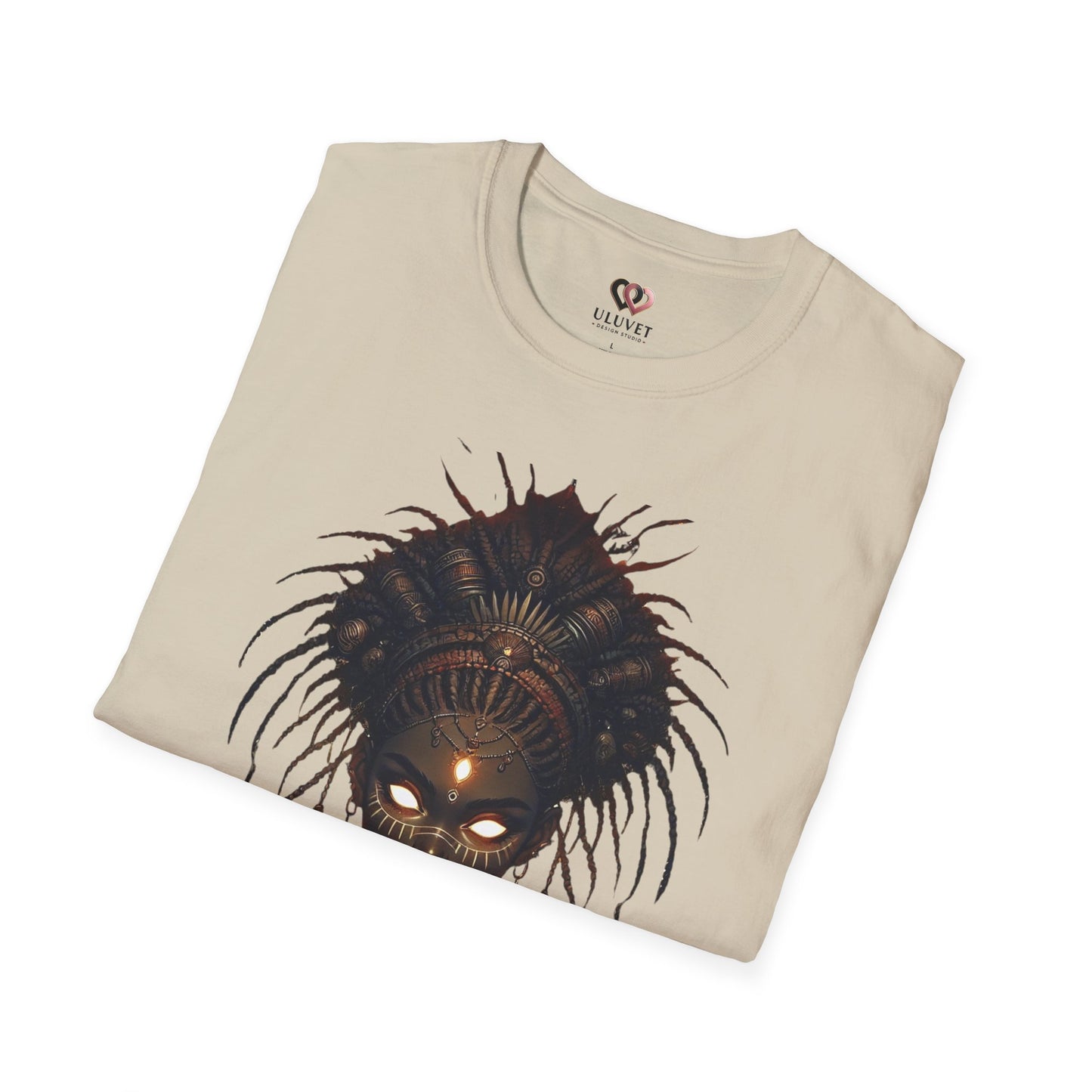 Artistic Goddess Unisex Softstyle T-Shirt - Ethereal Design for Everyday Wear
