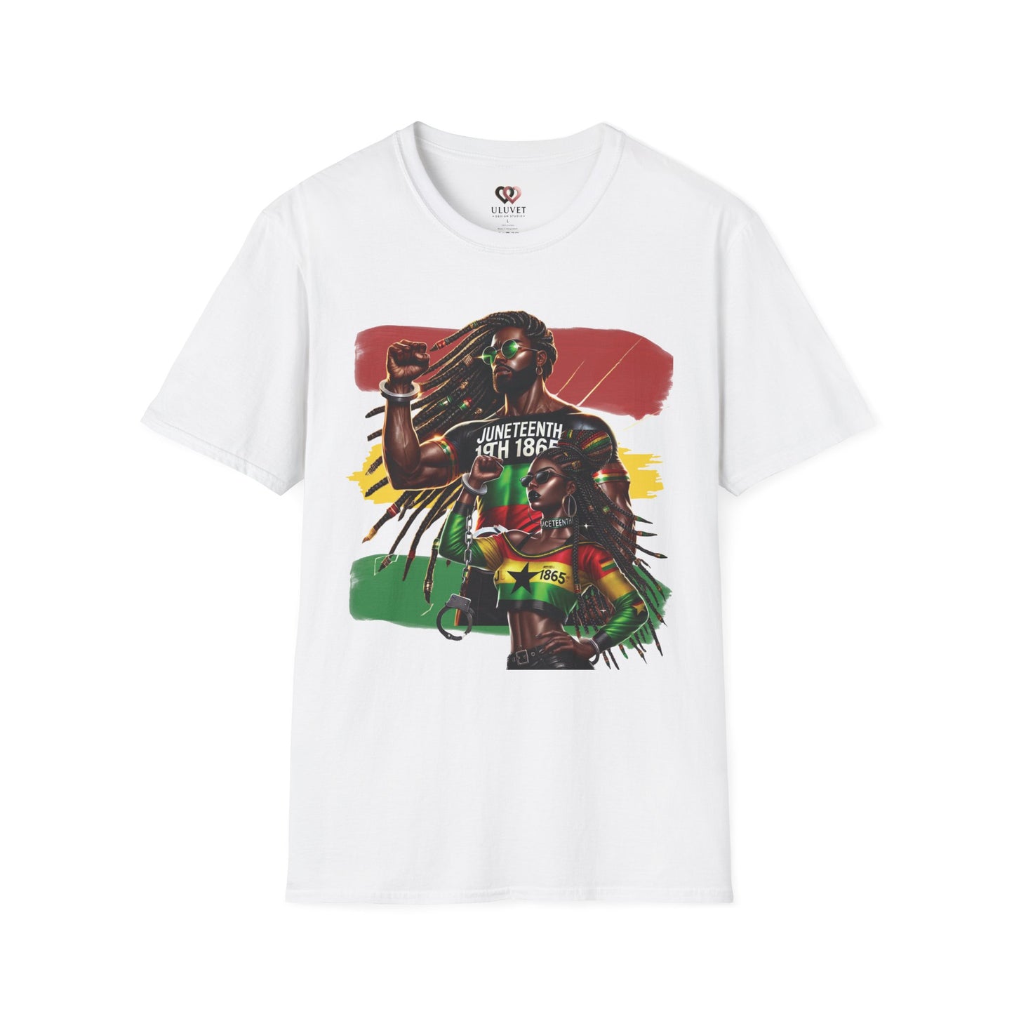 Juneteenth Warrior Graphic T-Shirt – "Juneteenth 1865" Black History Celebration Tee
