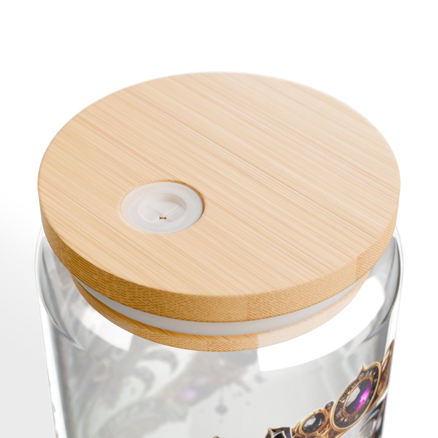 Zodiac Sipper Glass with Straw, 16oz - Unique Cancer Sign Drinkware, Astrological Gift, Home Bar Decor, Eco-Friendly Beverage Container