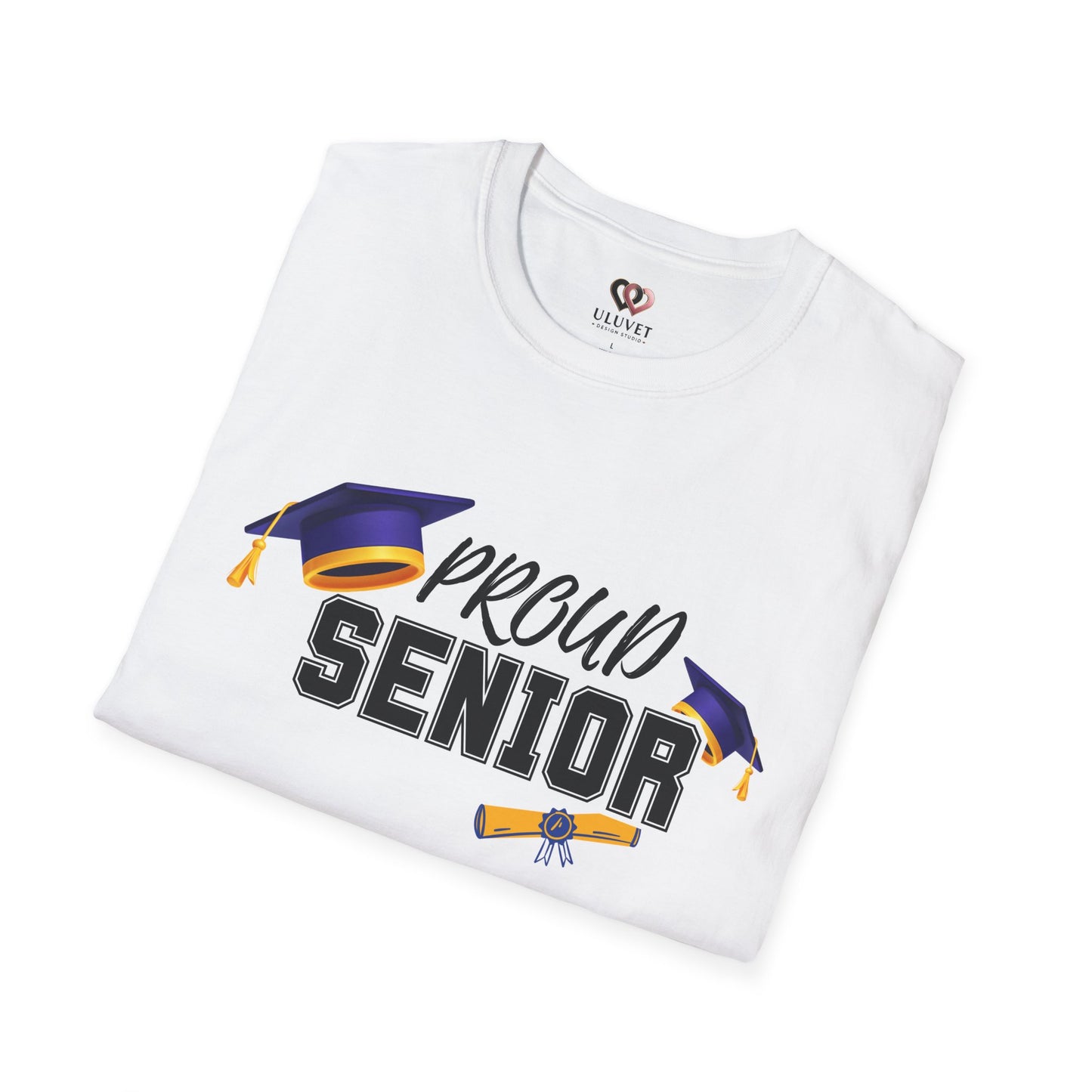 Proud Senior T-Shirt, Graduation Shirt, Unisex Tee for Graduates,, End of School Year Gift, Comfy Student Apparel