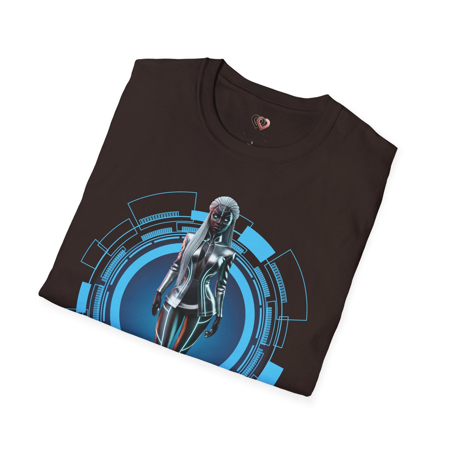 Futuristic Graphic Tee, Unisex Softstyle T-Shirt with Cyberpunk Design, Casual Wear for Tech Lovers, Gift for Gamers, Stylish Everyday [...]
