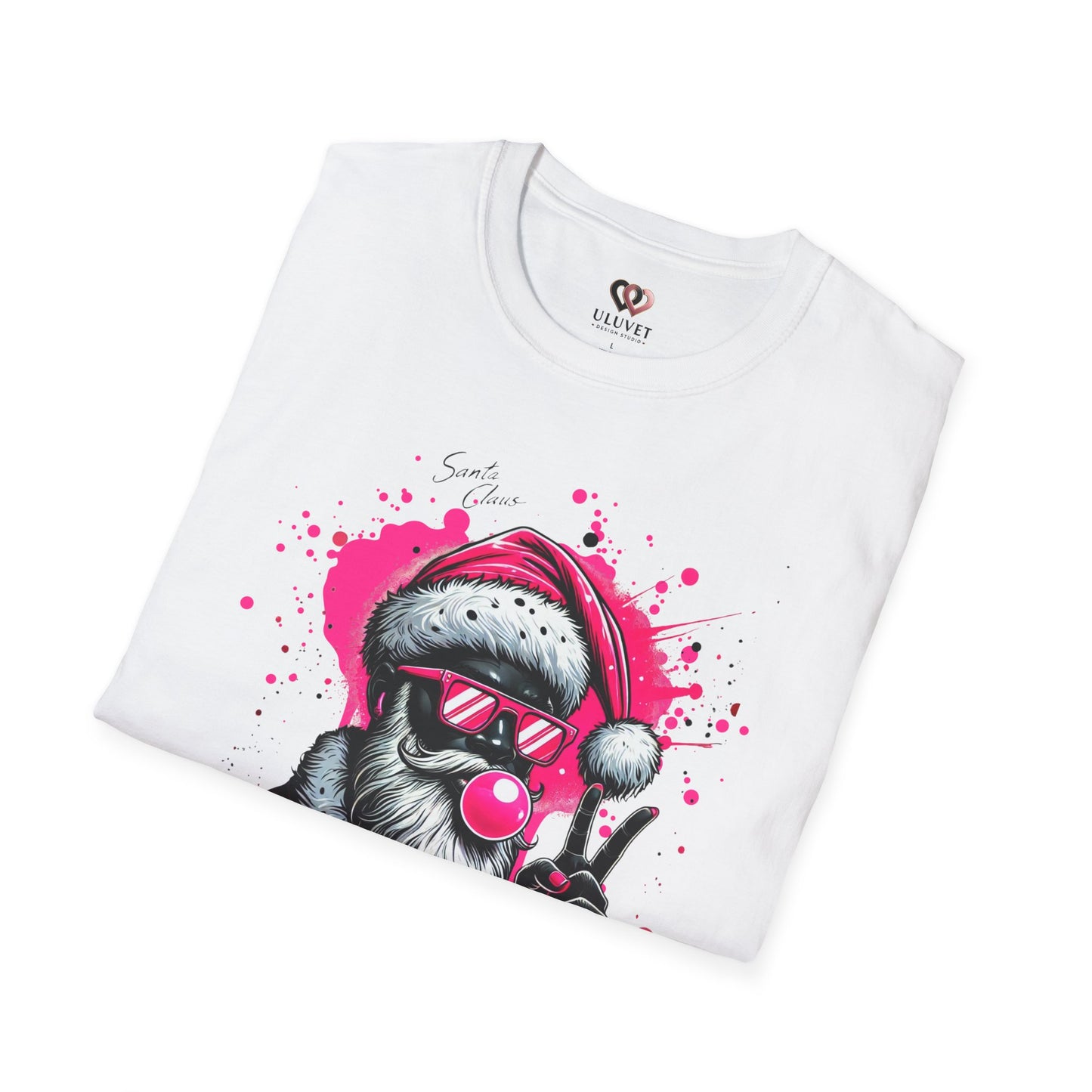 Cool Santa Claus T-Shirt, Fun Christmas Shirt, Holiday Gift, Unisex Tee, Rebellious Santa, Casual Wear