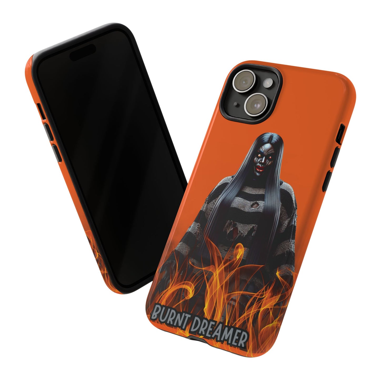 Tough Cases Phone Case, Burnt Dreamer, Halloween Gift, Unique Phone Accessories, Trendy Mobile Cover, Stylish Case Design