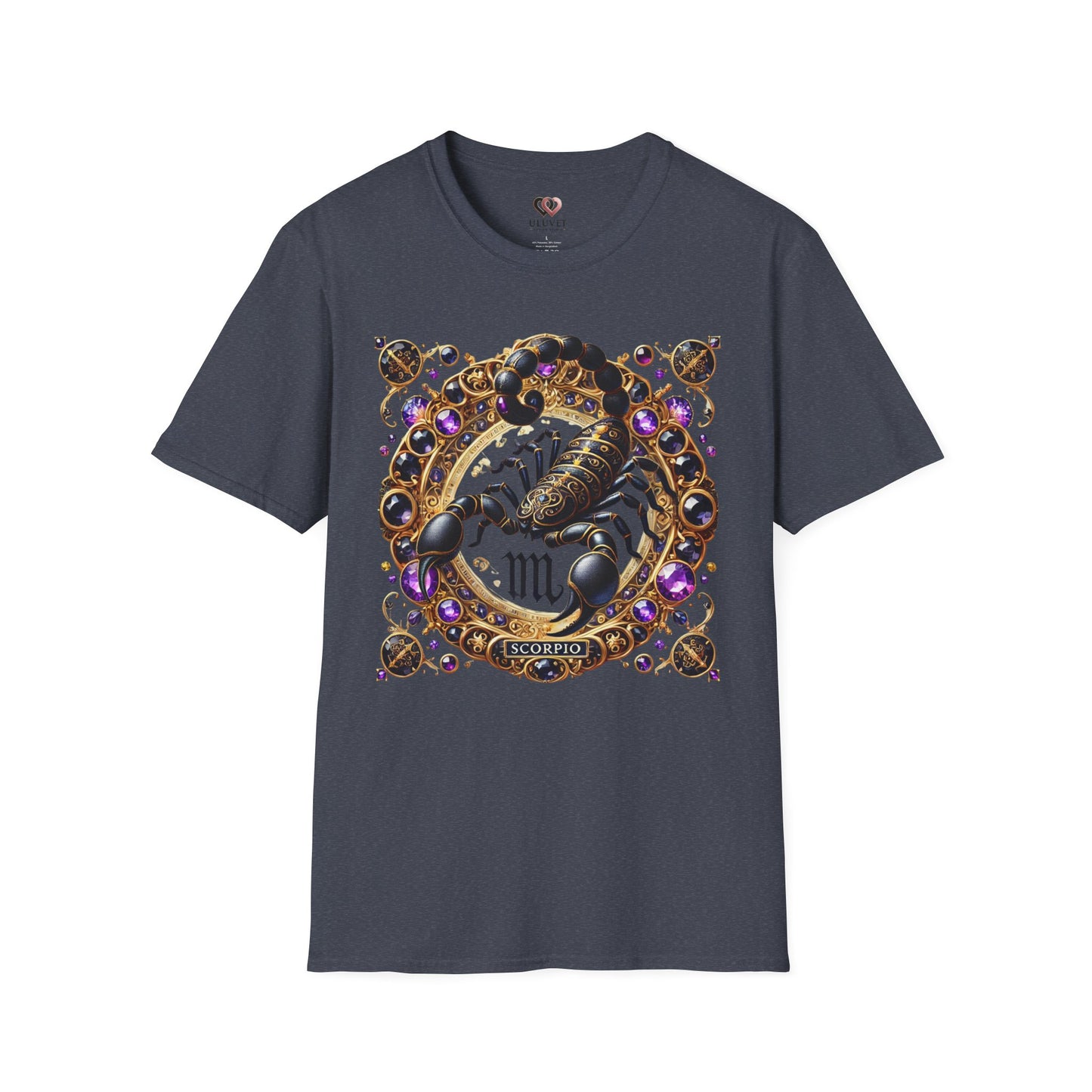 Scorpio Zodiac T-Shirt, Unisex Astrology Shirt, Horoscope Gift, Celestial Print Tee, November Birthday Shirt, Astrology Lover's Apparel