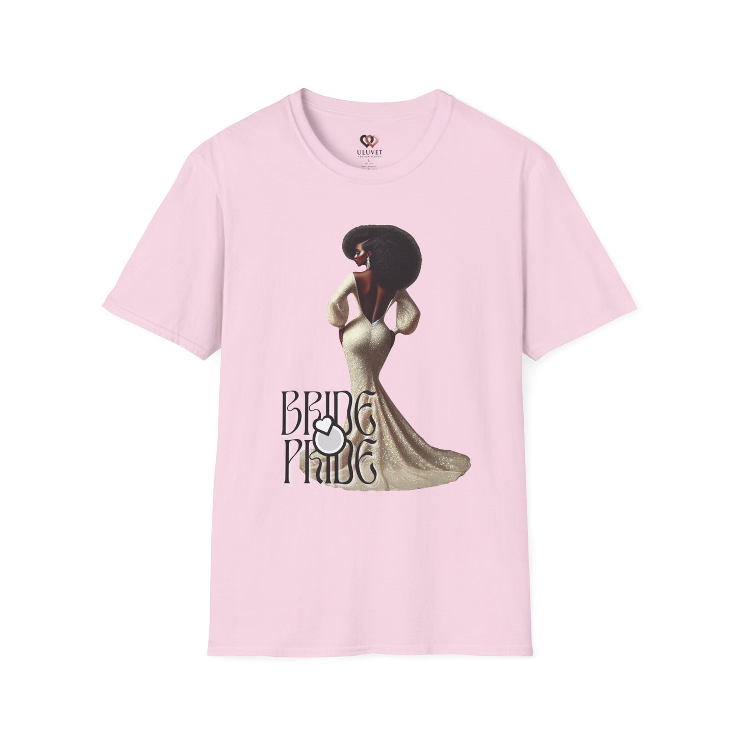 Bride Pride Graphic T-Shirt, Unisex Softstyle Tee + Celebrations, Fashionable , Gift for all, Casual Summer Shirt