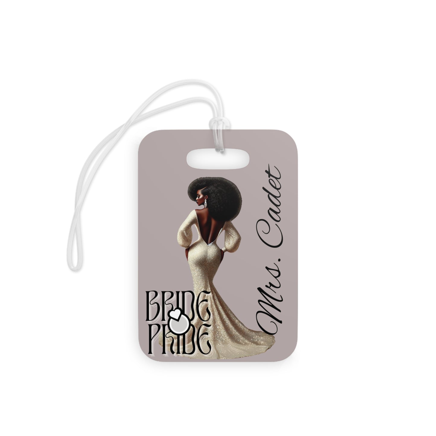 Bride Pride Illustration Luggage Tag