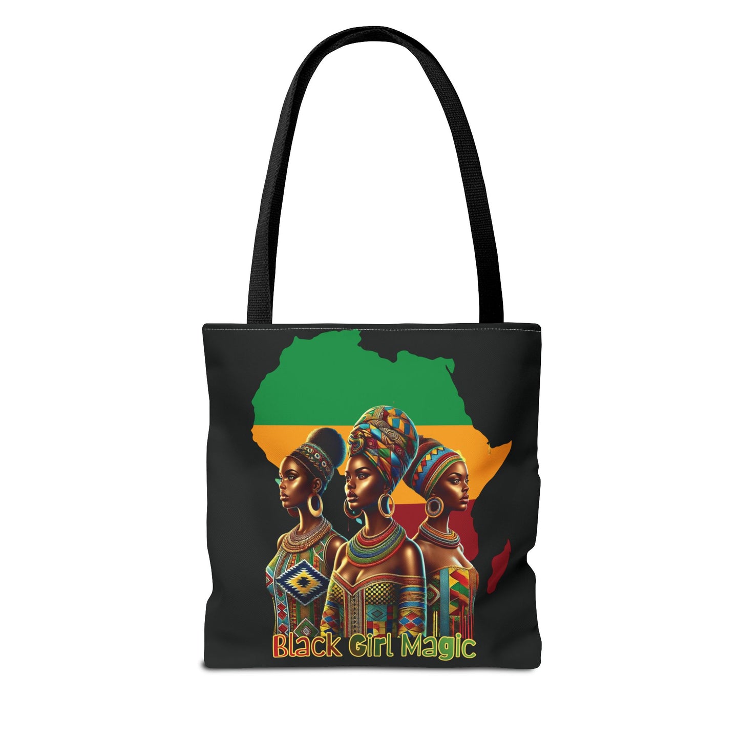 Tote Bag — "Black Girl Magic" African Heritage Portrait Tote
