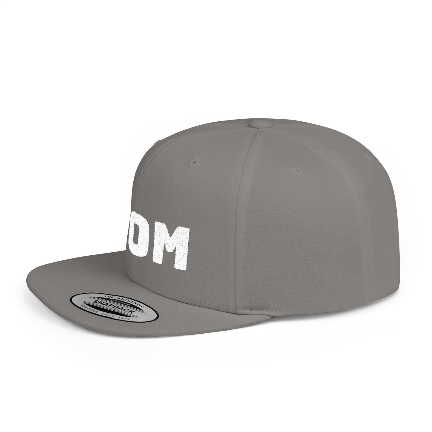 Modern MOM Flat Bill Snapback Hat, Trendy Mom Gift, Stylish Cap for Mothers, Unique Mother's Day Item, Everyday Wear, Fashion Accessory