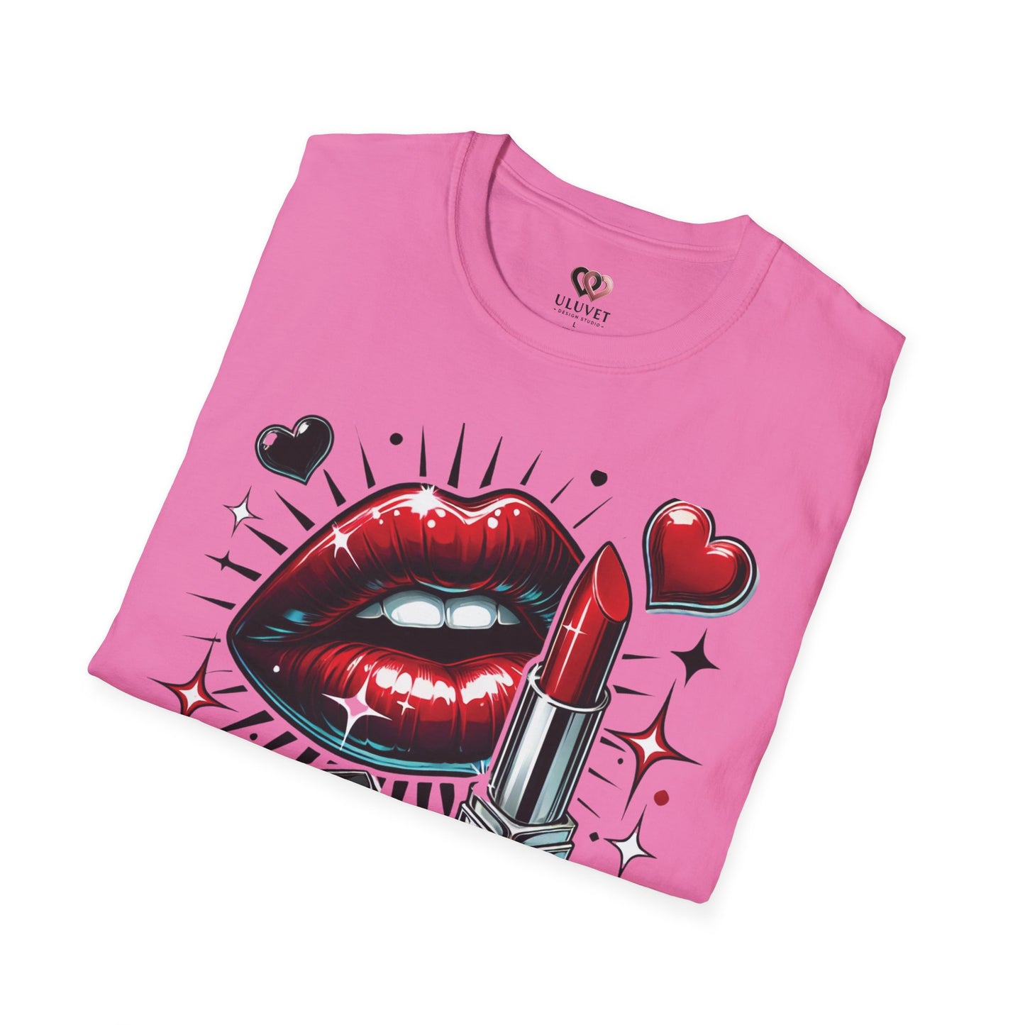 Lipstick & Luxe T-Shirt — "Luxury Love Only" Graphic Tee