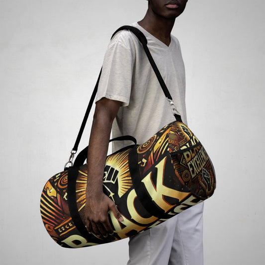 Black Power Fist Duffel Bag — Afrocentric Protest Travel Gear