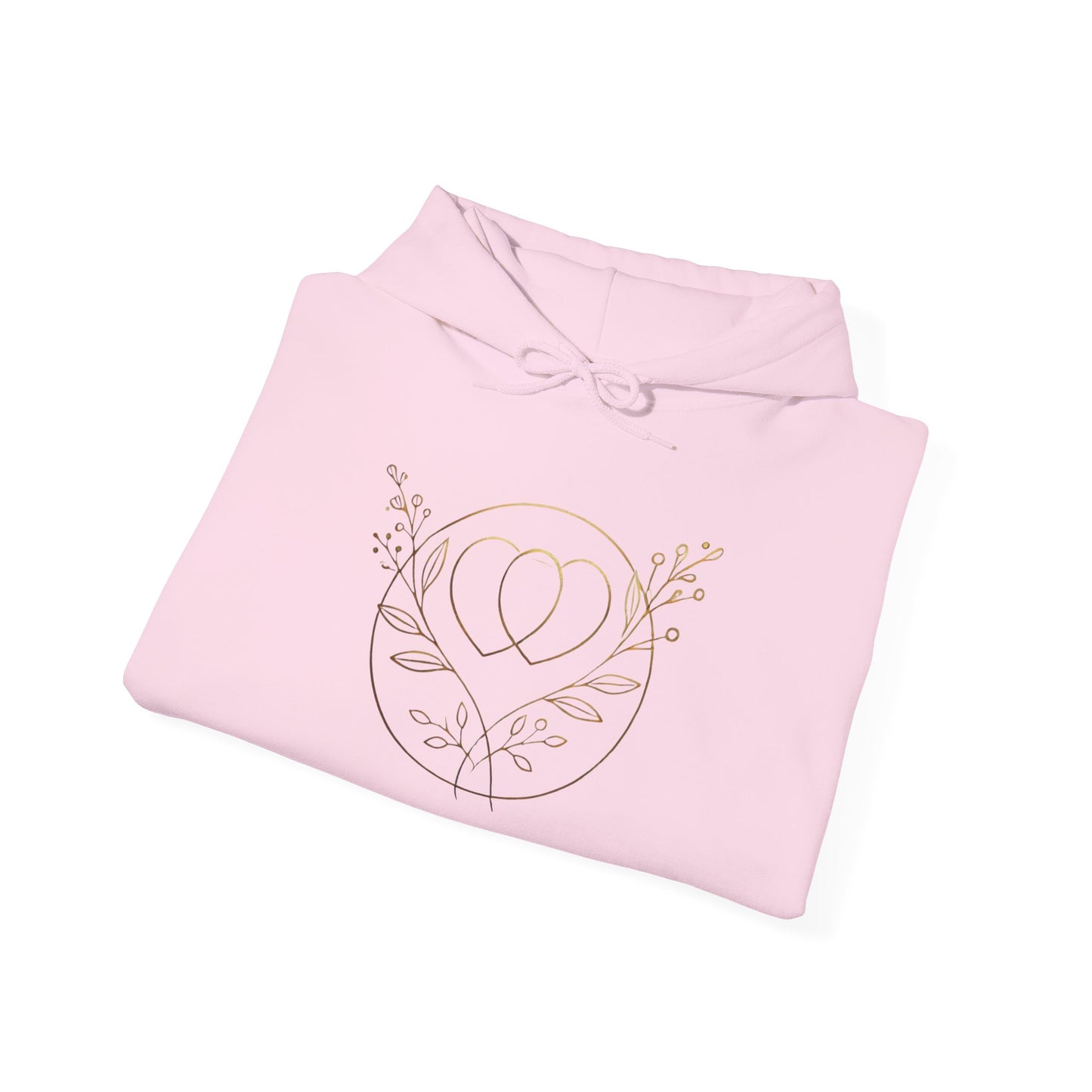 Chic Floral Love Hoodie, Cozy Unisex Sweatshirt, Perfect for Gifting, Trendy Casual Wear, Ideal for Holidays and Celebrations