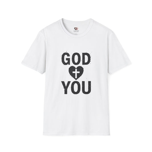 Inspirational God Heart You T-Shirt, Faith-Based Tee, Christian Gift, Unisex Casual Wear, Perfect for Church, Everyday Style