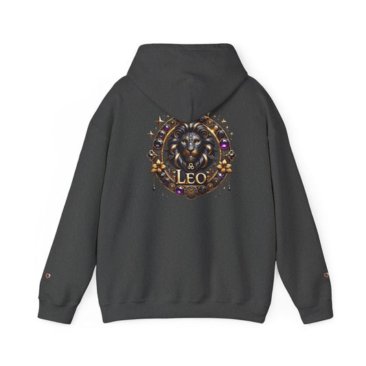 Leo Zodiac Hooded Sweatshirt, Astrology Gift, Horoscope Apparel, Leo Birthday Present, Cozy Unisex Hoodie, Astrology Fashion