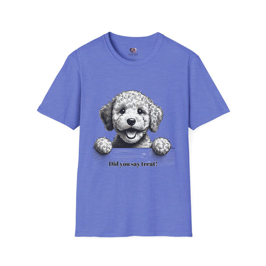 Cute Dog T-Shirt - Did you say treat?, Pet Lover Gift, Funny Animal Tee, Dog Mom Shirt, Birthday Gift for Dog Owners