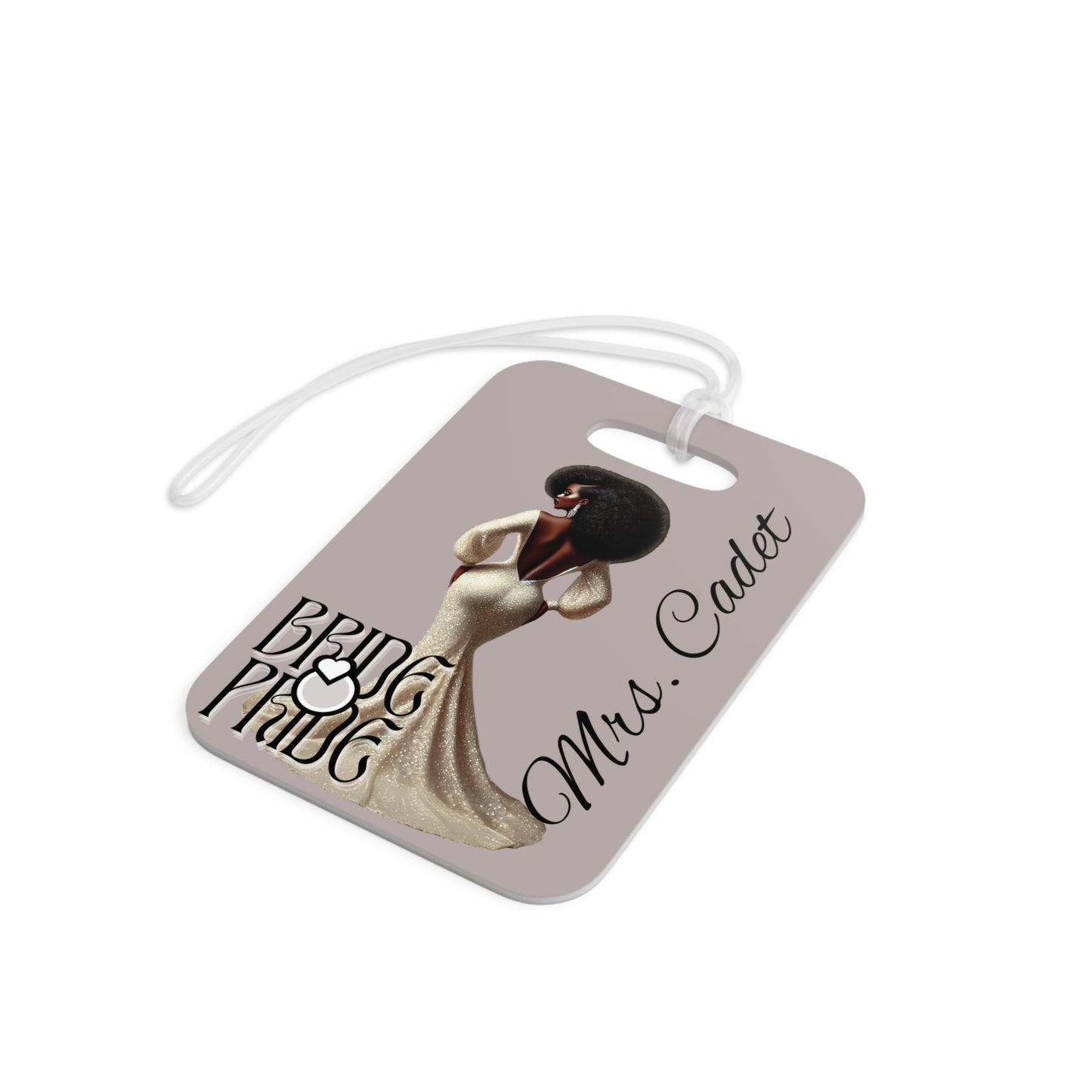 Bride Pride Illustration Luggage Tag