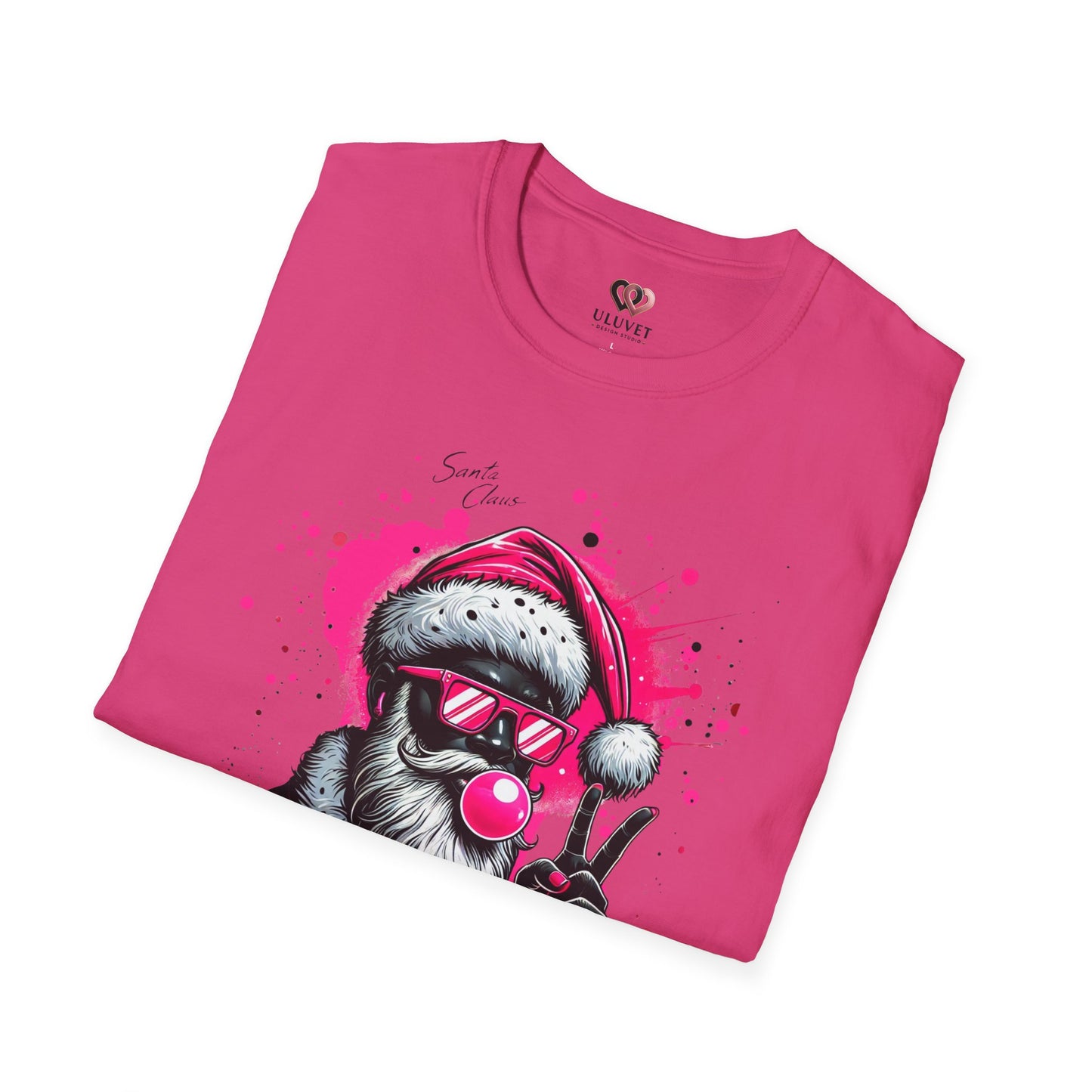 Cool Santa Claus T-Shirt, Fun Christmas Shirt, Holiday Gift, Unisex Tee, Rebellious Santa, Casual Wear