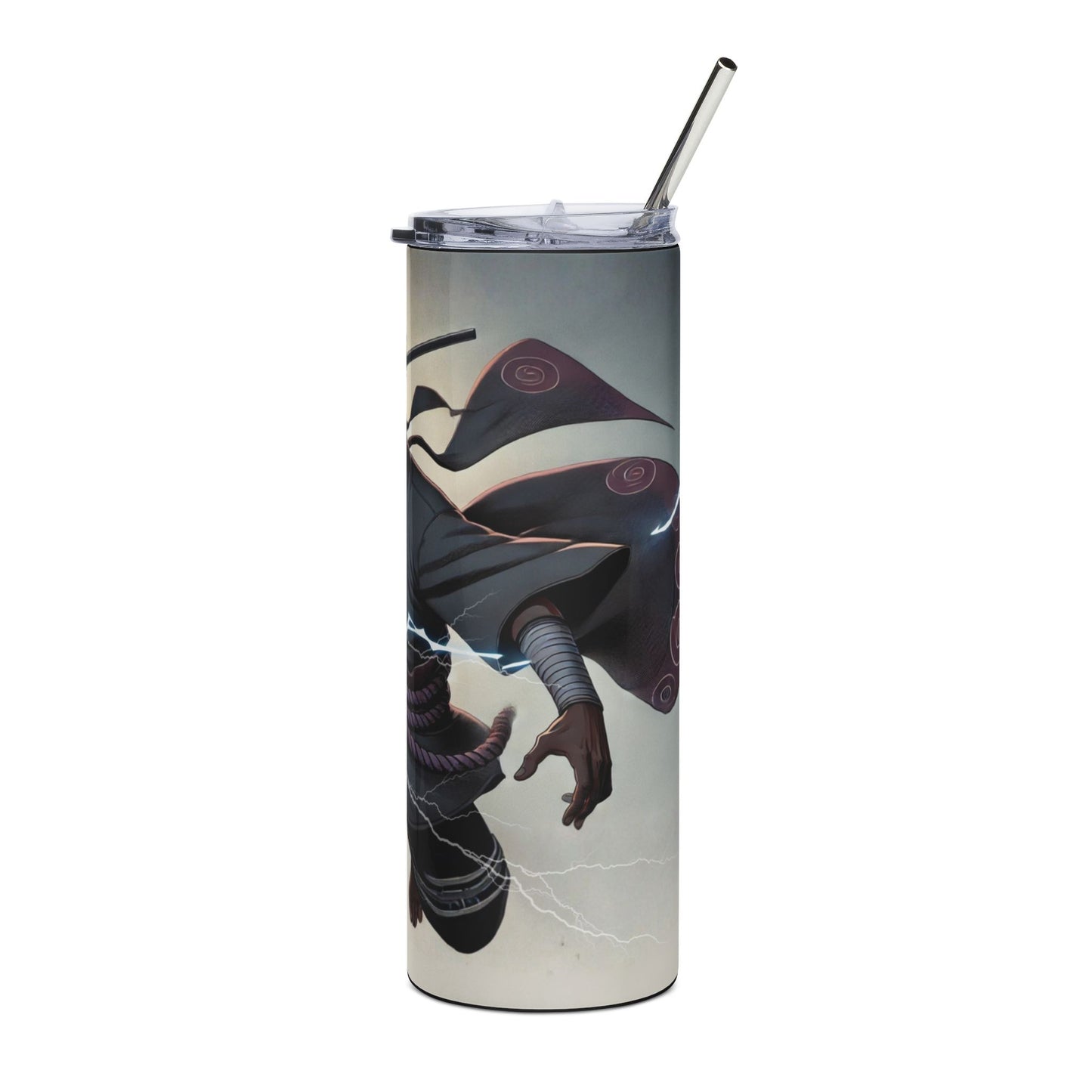 20oz Stainless Steel Tumbler — Anime Samurai Lightning Design