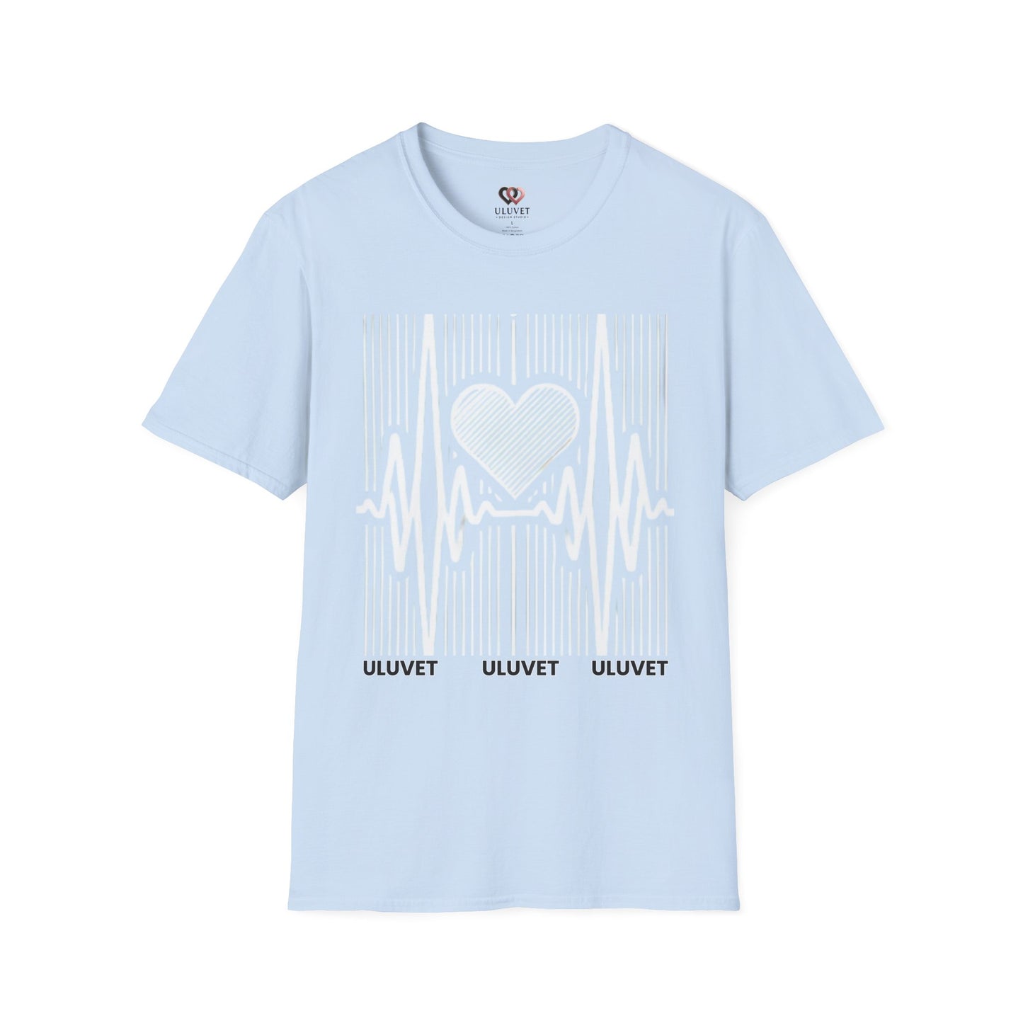 Heartbeat Pulse Love Graphic T-Shirt - Unisex, Perfect for Music Lovers, Gifts, Casual Wear, Everyday Style