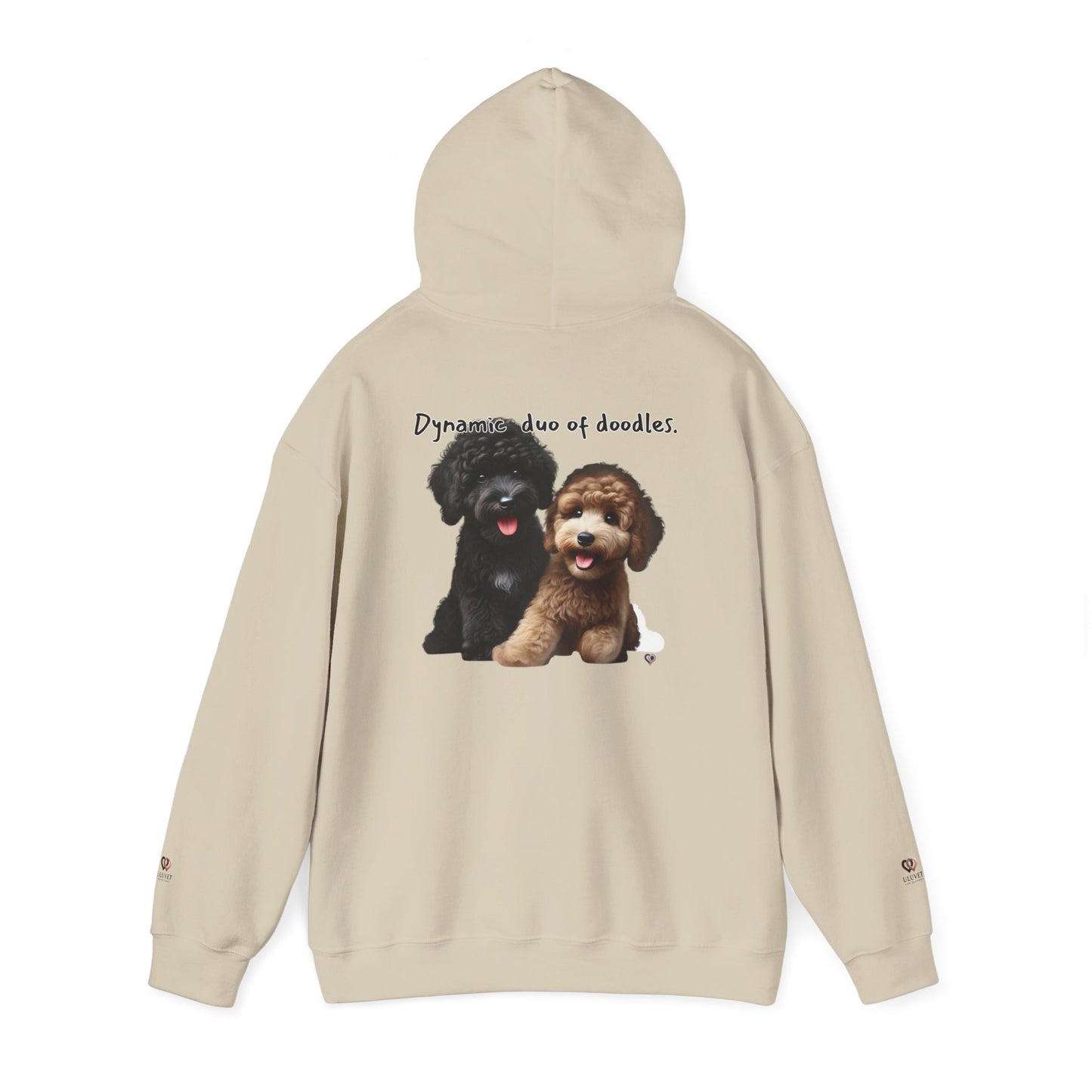 Doodle Friends Hoodie - Cozy Dog Lover Sweatshirt, Perfect for Gifts, Pet Lovers' Apparel, Fun Animal Design, Everyday Wear