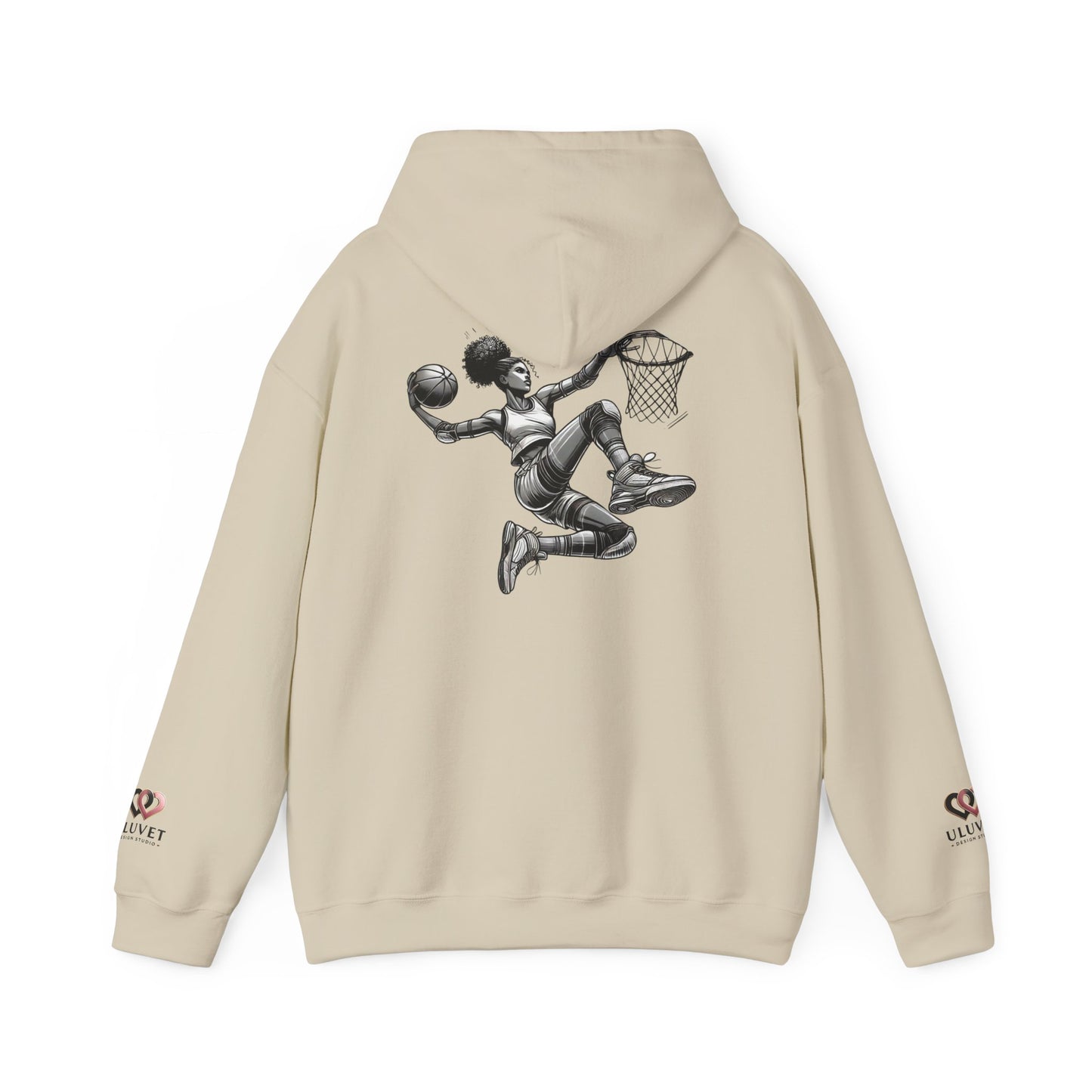Stylish Unisex Heavy Blend™ Hoodie with Basketball Design, Cozy Sweatshirt for Athletes, Perfect Gift for Sports Lovers, Casual Wear, [...]