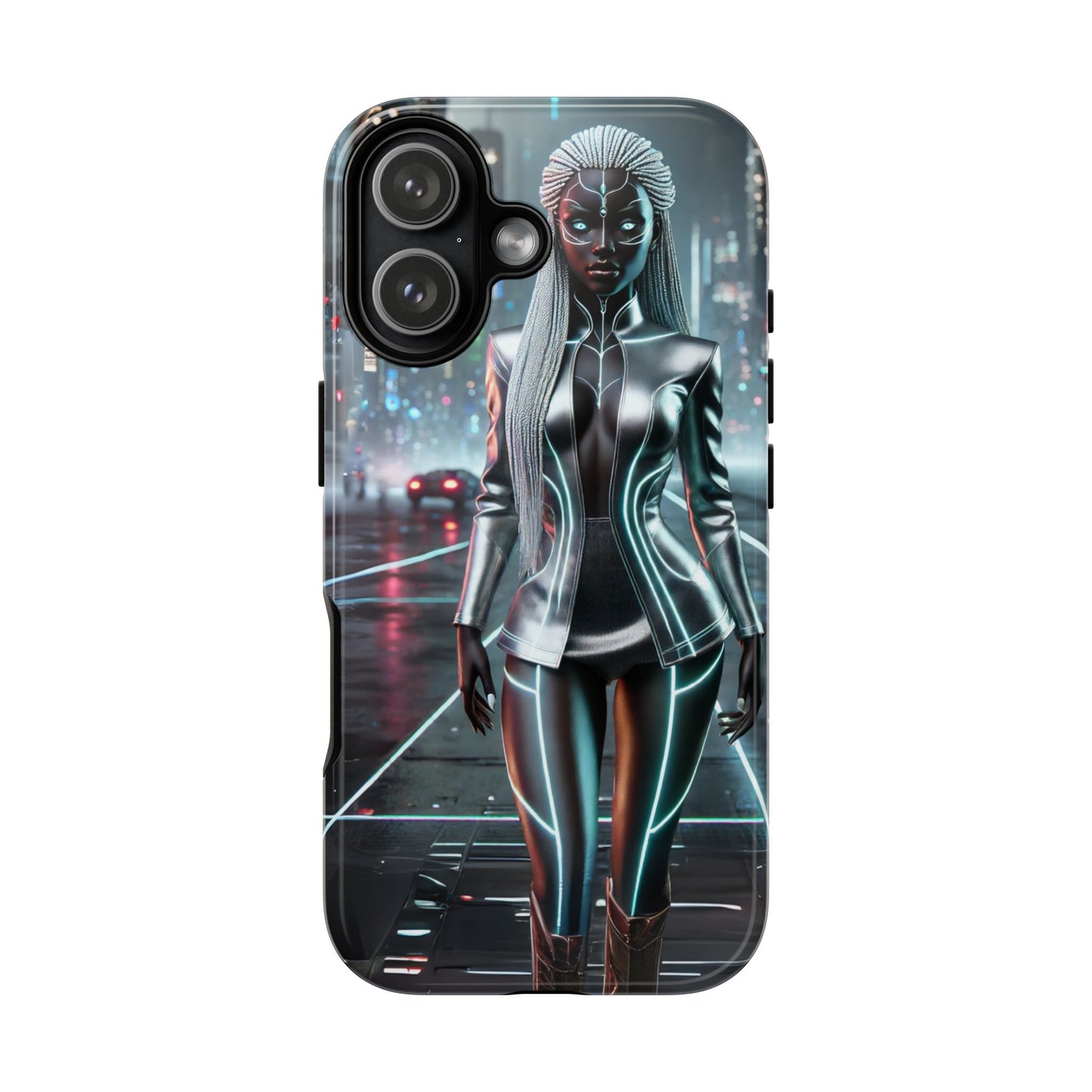Futuristic Phone Case for Tech Lovers, Cyberpunk Phone Cover, Cool Gift for Him/Her, Unique Tech Accessory, Stylish Phone Protector