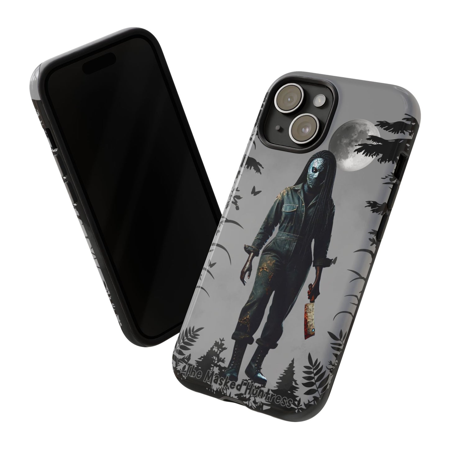 Horror Phone Case featuring Creepy Character, Gothic Aesthetic, Perfect for Horror Fans, Halloween Gifts, Unique Phone Cover, Tough Cases