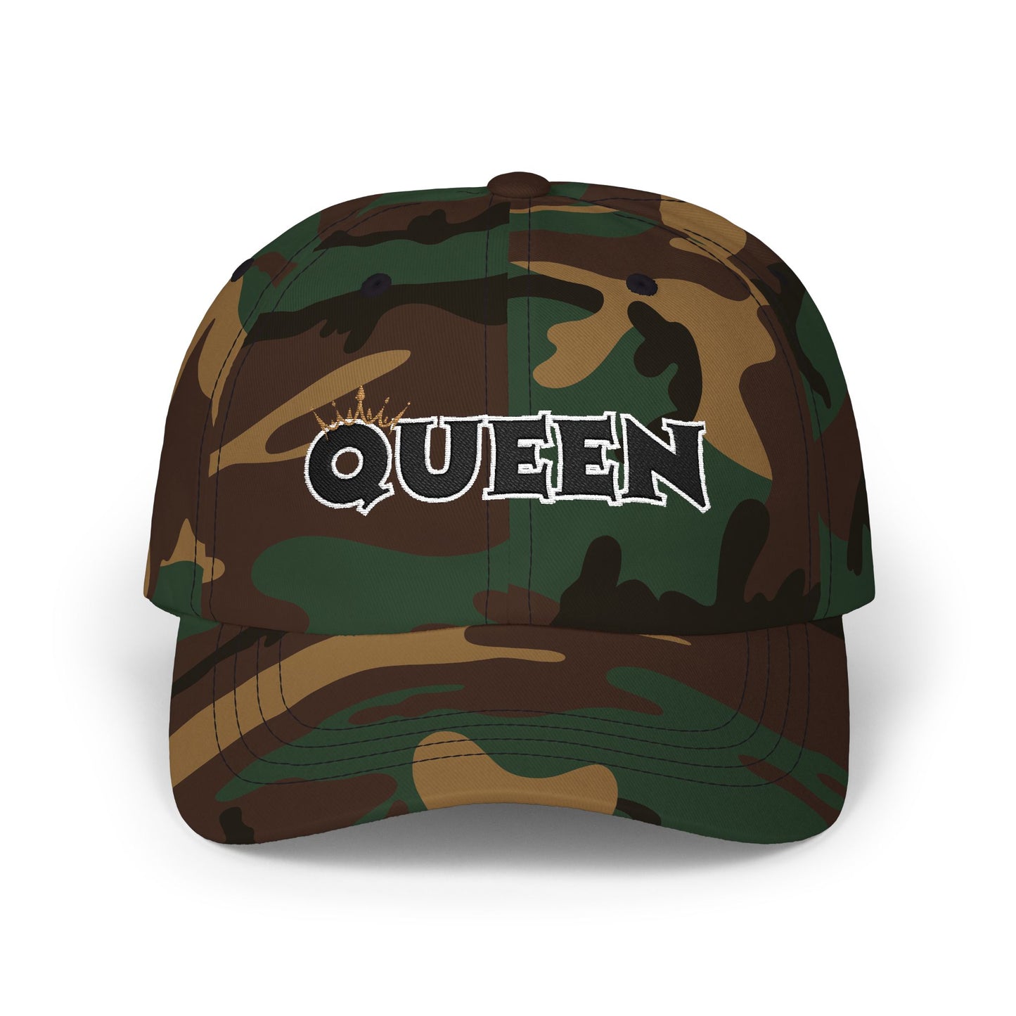 Queen Dad Cap, Stylish Baseball Hat for Trendy Dads, Adjustable Cap, Gift for Father's Day, Unique Fashion Accessory, Casual Everyday Wear