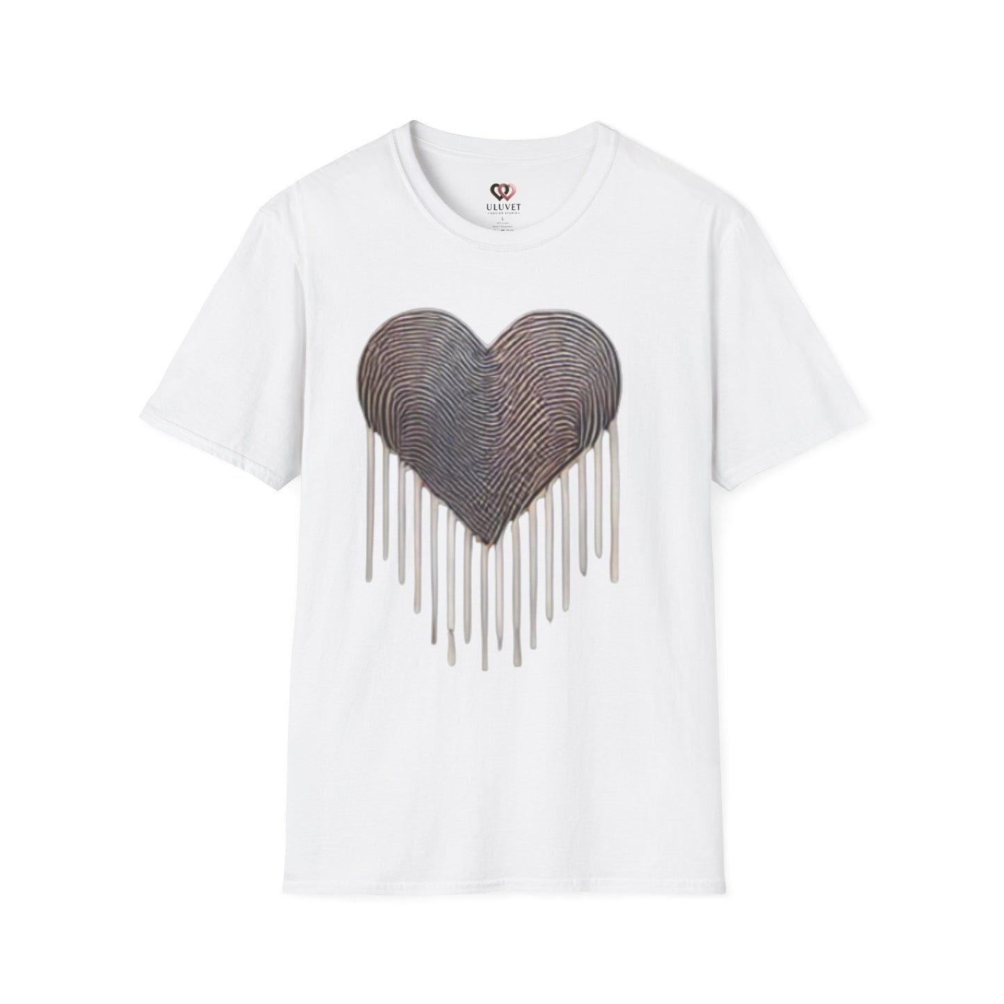 Heartfelt Fingerprint T-Shirt – Perfect for Gift Giving, Casual Wear, Couples, Anniversaries, Loved Ones