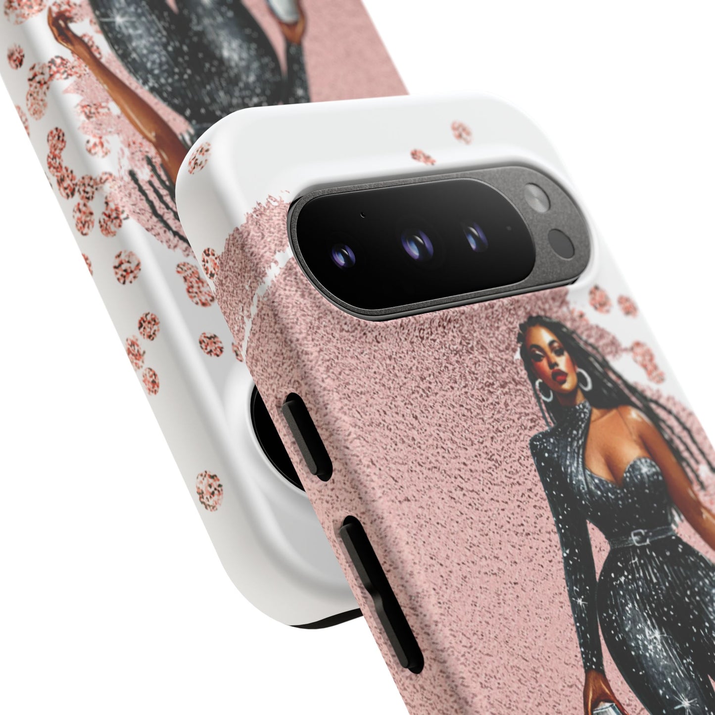 Glamorous Diva Cell Phone Case, Stylish Female Beauty Cover, Tough Cases for Women, Fabulous Girl Boss Accessories, Fashionable Lady Phone