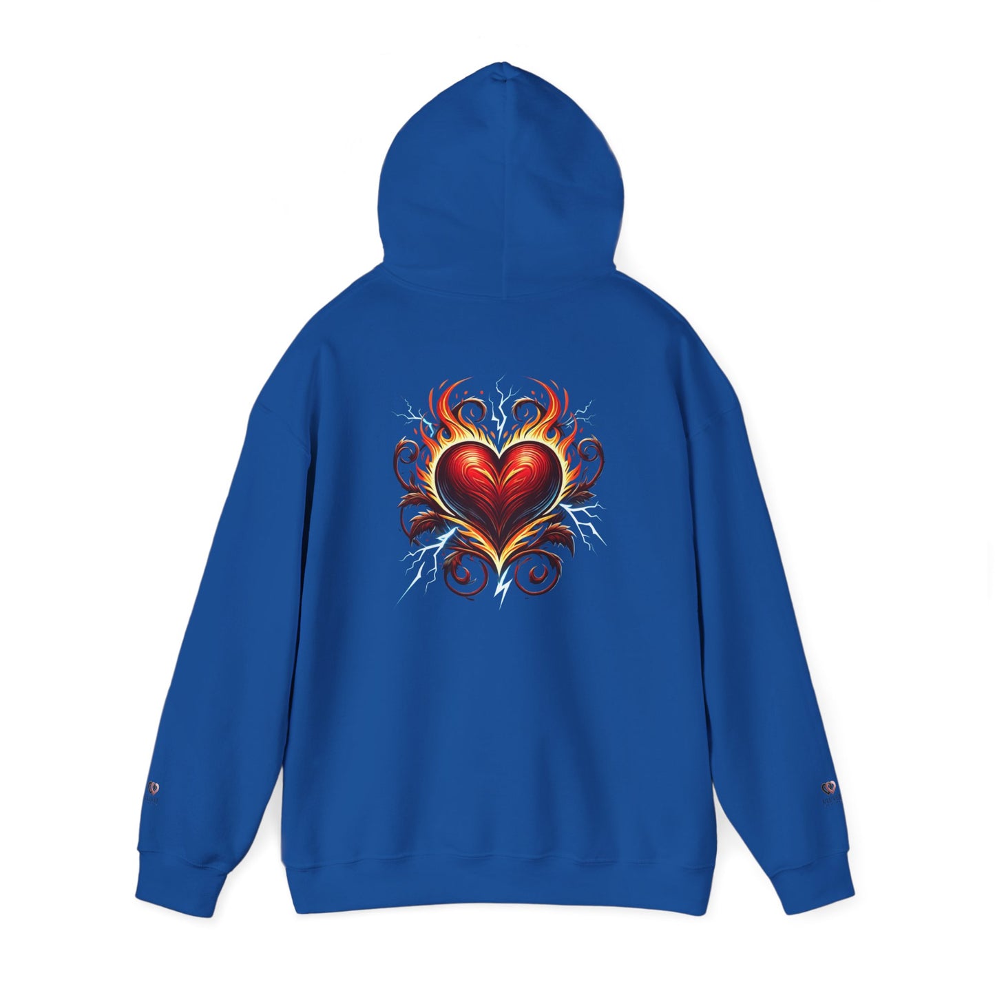 Heart Flame Unisex Hoodie | Cozy Sweatshirt for Love, Valentine's Day Gift, Casual Wear, Trendy Fashion, Gift for Her