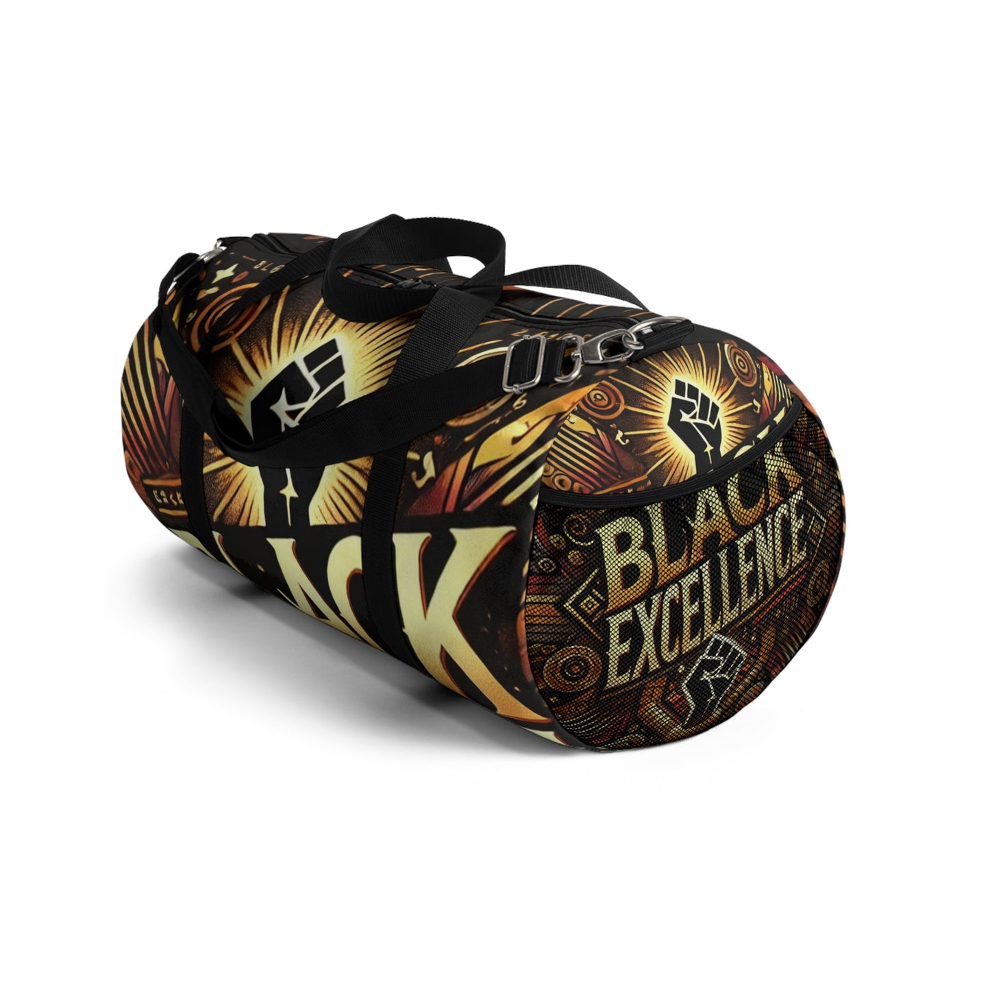 Black Power Fist Duffel Bag . Afrocentric Protest Travel Gear