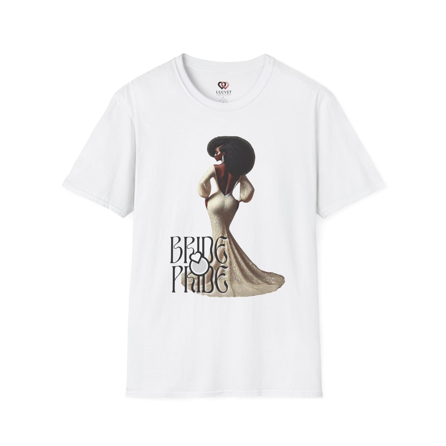 Bride Pride Graphic T-Shirt, Unisex Softstyle Tee + Celebrations, Fashionable , Gift for all, Casual Summer Shirt