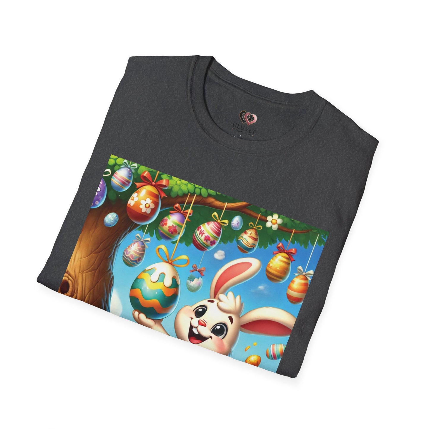 Easter & Halloween Unisex T-Shirt, Cute Bunny Tee, Spooky Rabbit Shirt, Holiday Graphic Top, Festive Wear, Easter Celebration