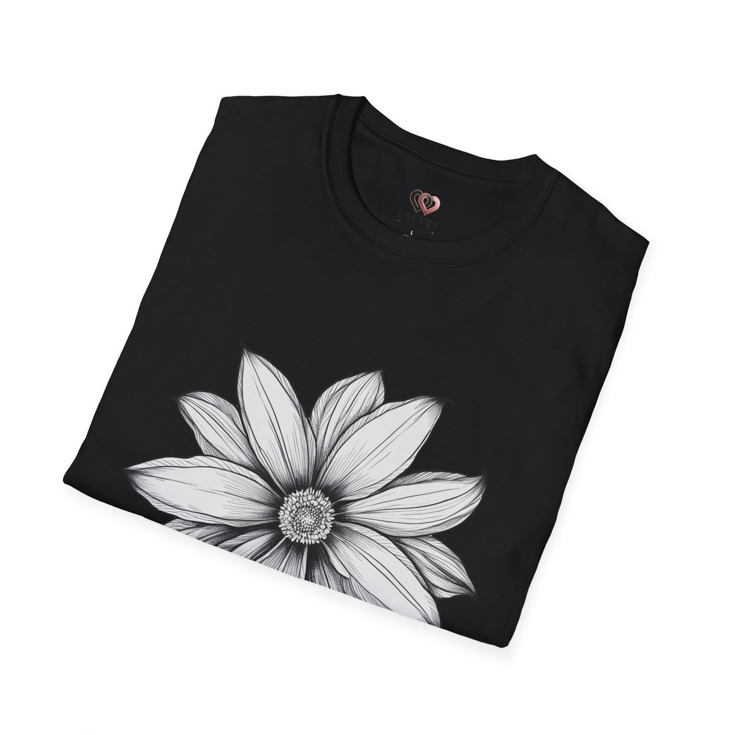 Floral Graphic T-Shirt, Softstyle Tee, Nature Lover Gift, Casual Wear, Birthday Apparel, Eco-Friendly Fashion