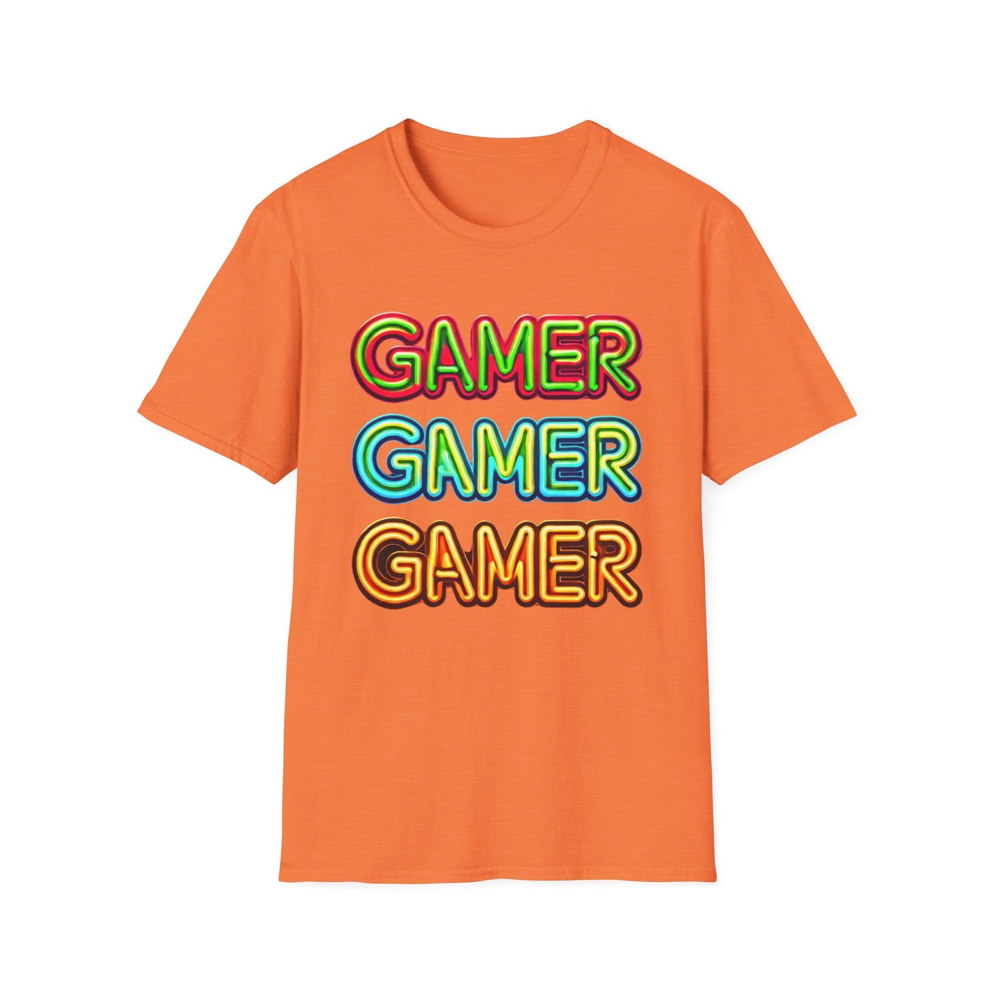 Retro Gamer Unisex Softstyle T-Shirt - Perfect for Gamers, Gaming Events, Birthdays, or Casual Wear, Gamer Tee, Gift for Gamers, Video Game